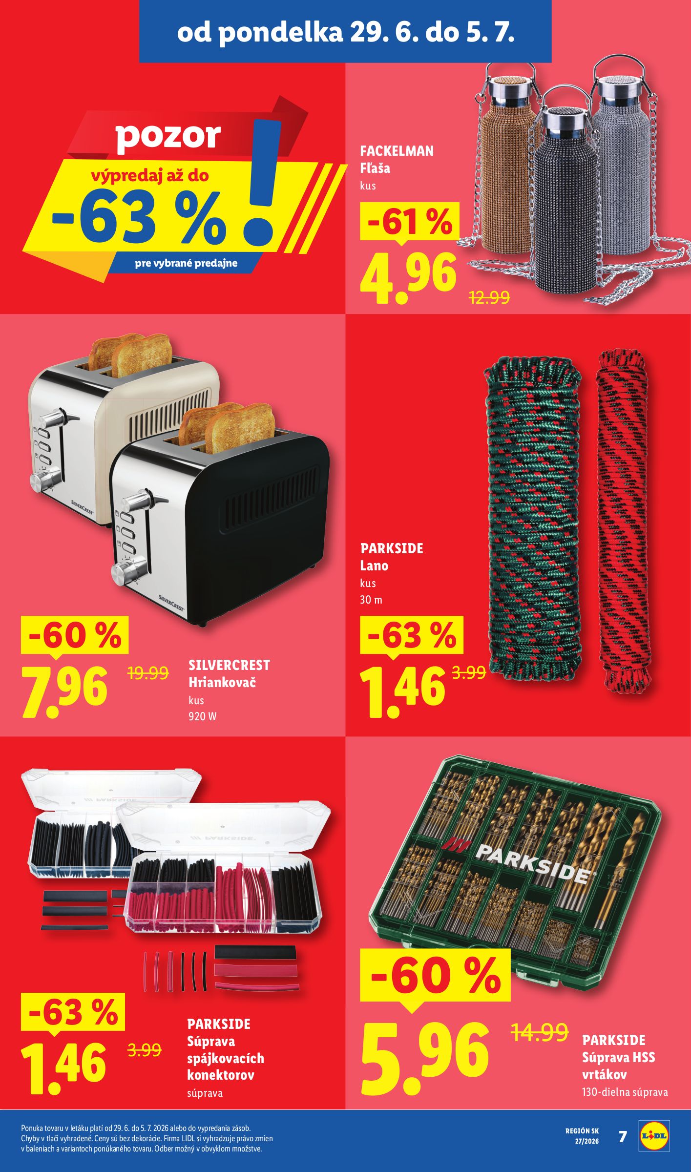 lidl - Aktuálny Lidl leták od pondelka, 29.06.2026 do nedele, 05.07.2026 - page: 7