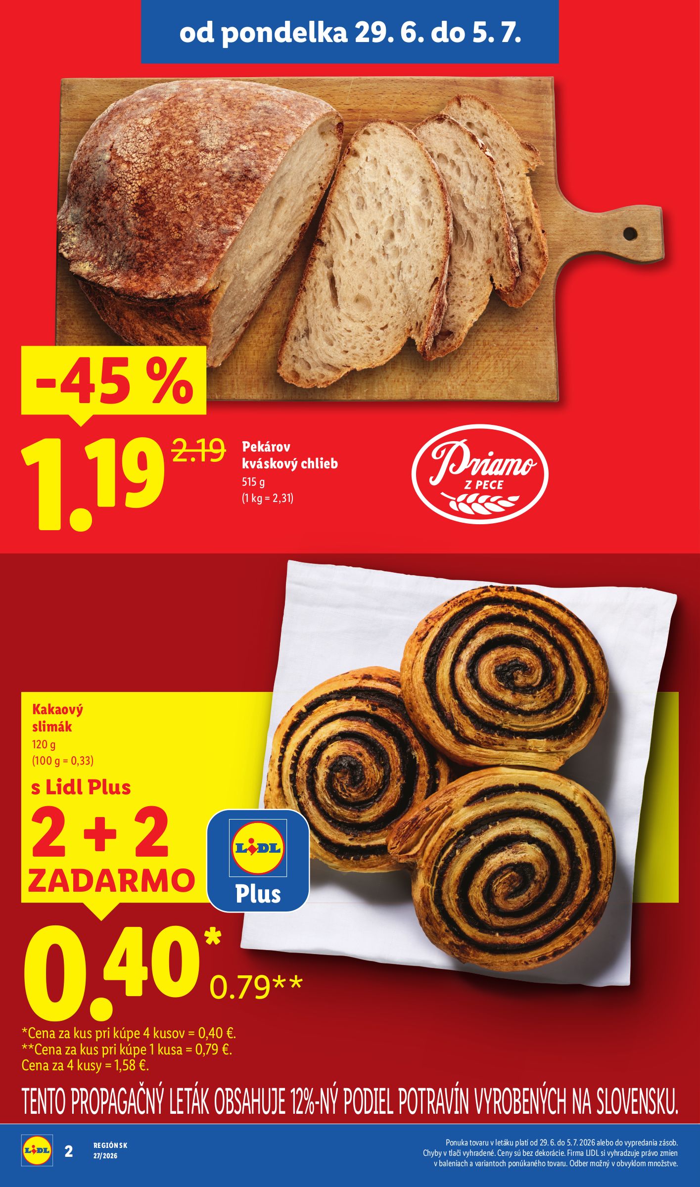 lidl - Aktuálny Lidl leták od pondelka, 29.06.2026 do nedele, 05.07.2026 - page: 2