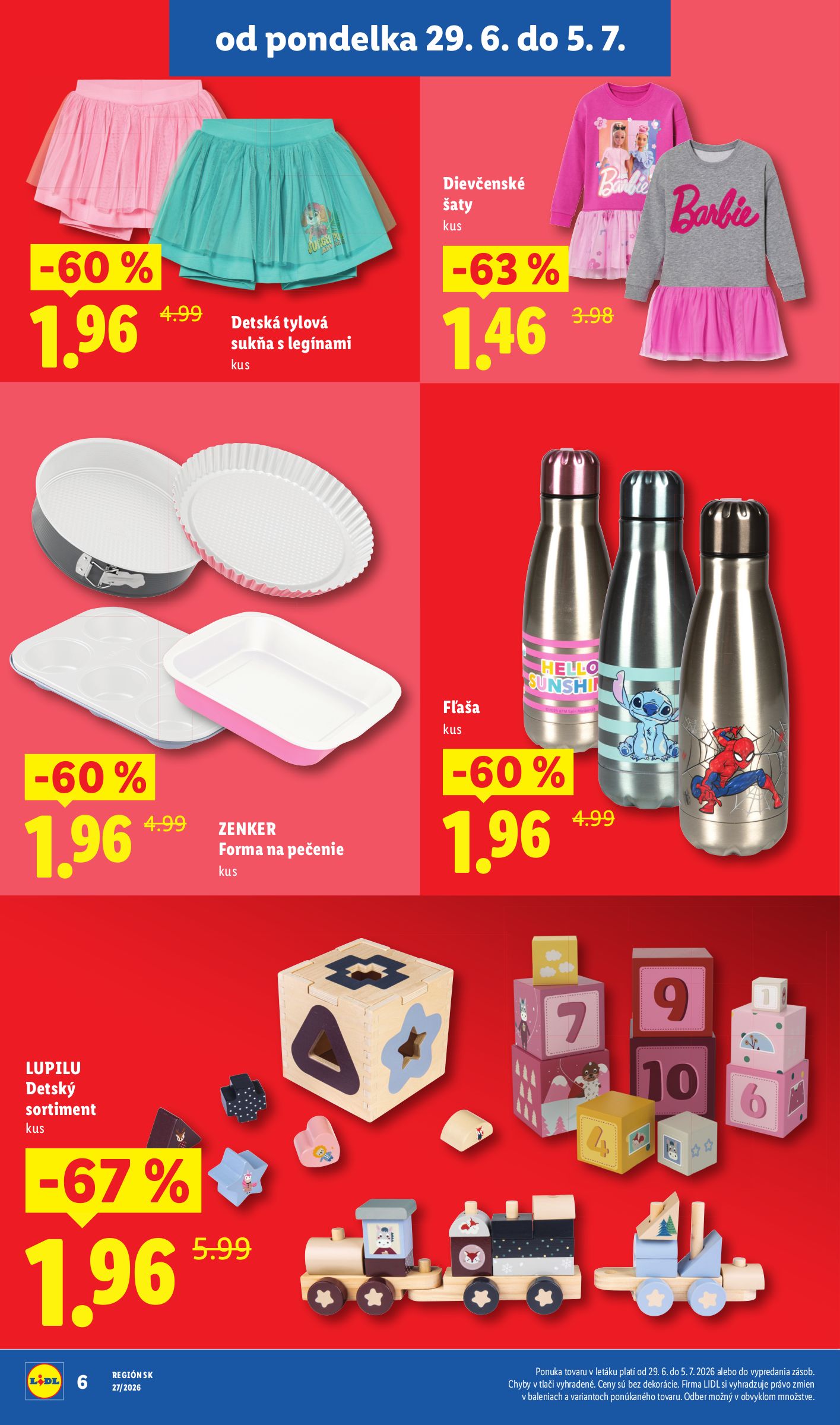 lidl - Aktuálny Lidl leták od pondelka, 29.06.2026 do nedele, 05.07.2026 - page: 6