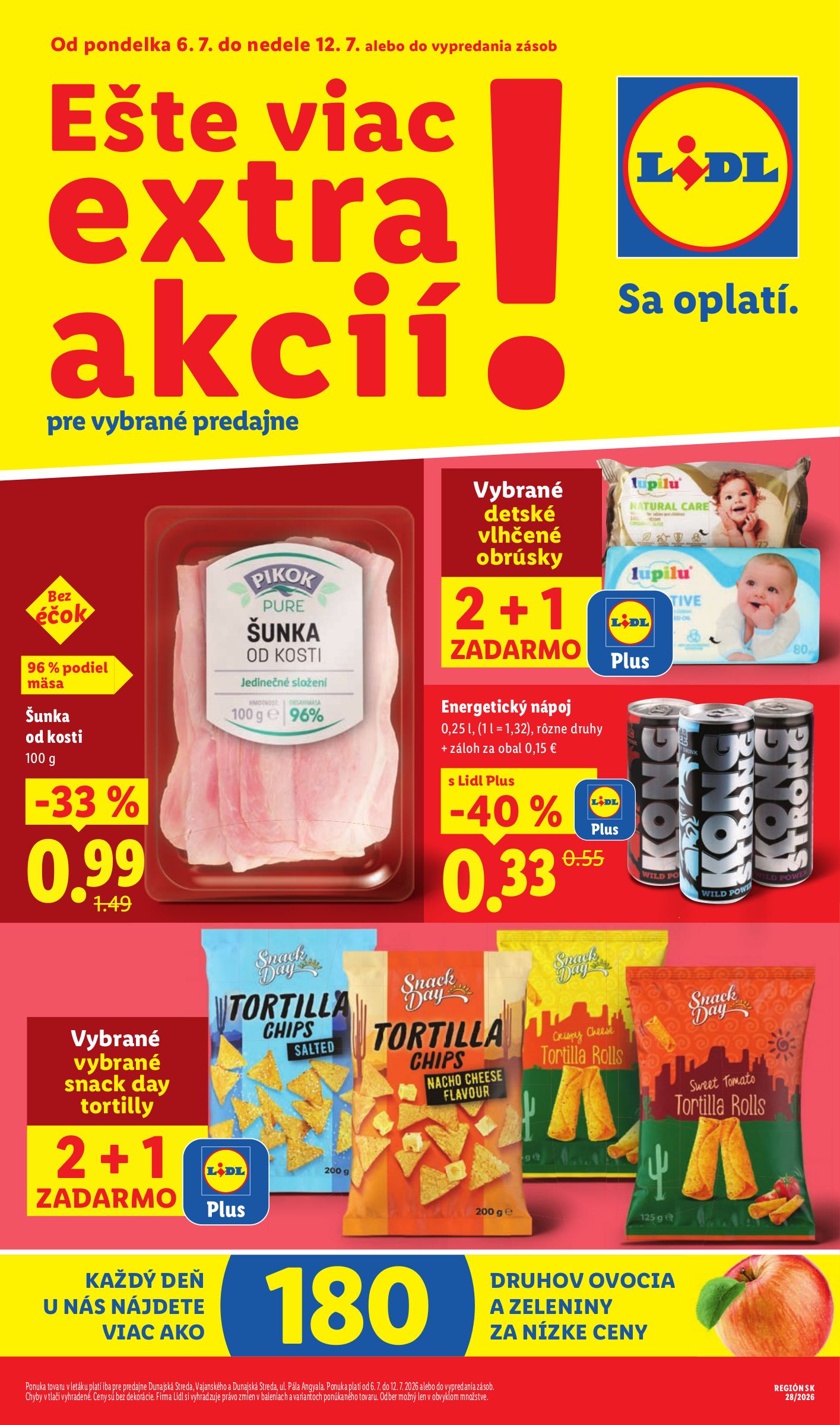 lidl - Nový Lidl leták od pondelka, 06.07.2026 do nedele, 12.07.2026