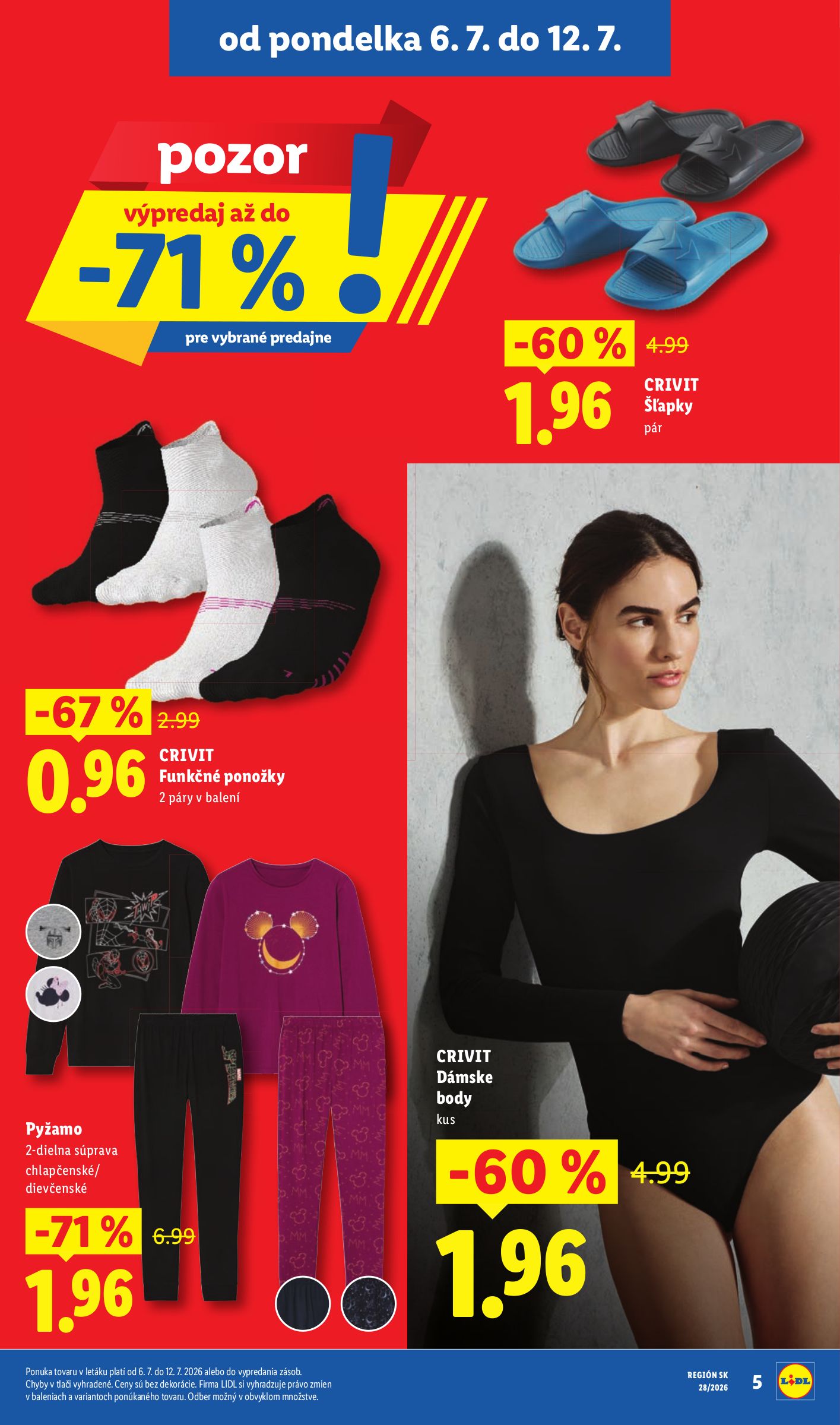 lidl - Nový Lidl leták od pondelka, 06.07.2026 do nedele, 12.07.2026 - page: 5