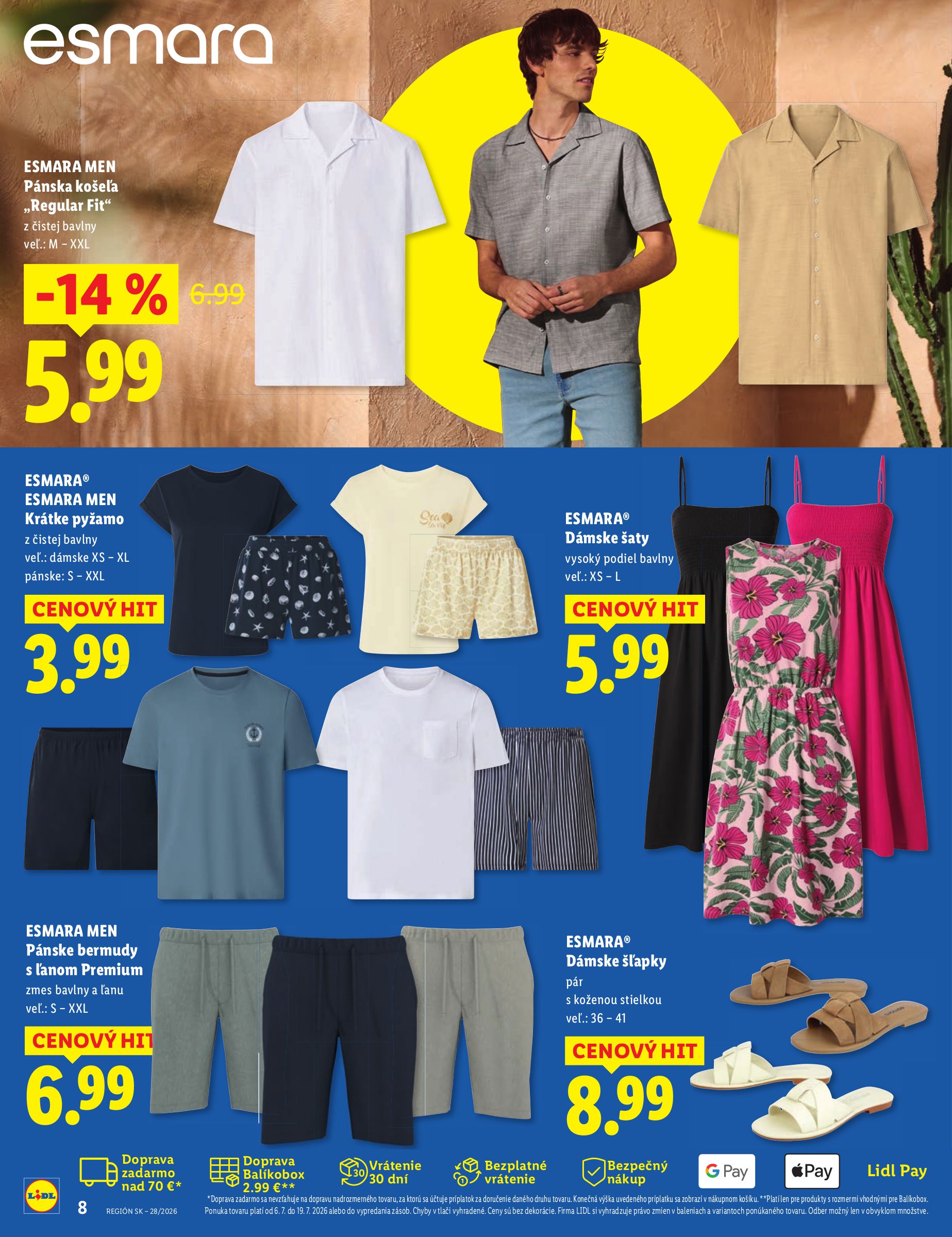 lidl - Aktuálny Lidl - Online ponuka leták od pondelka, 06.07.2026 do nedele, 19.07.2026 - page: 8