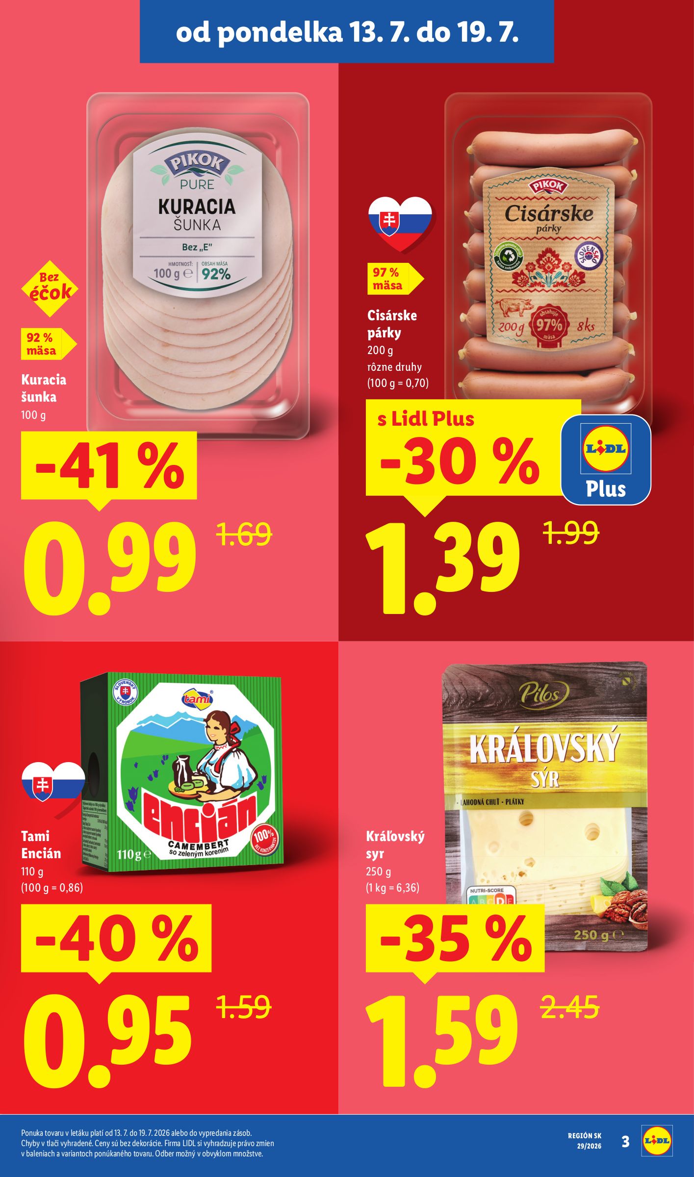 lidl - Nový Lidl - Extra Akcie leták od pondelka, 13.07.2026 do nedele, 19.07.2026 - page: 3