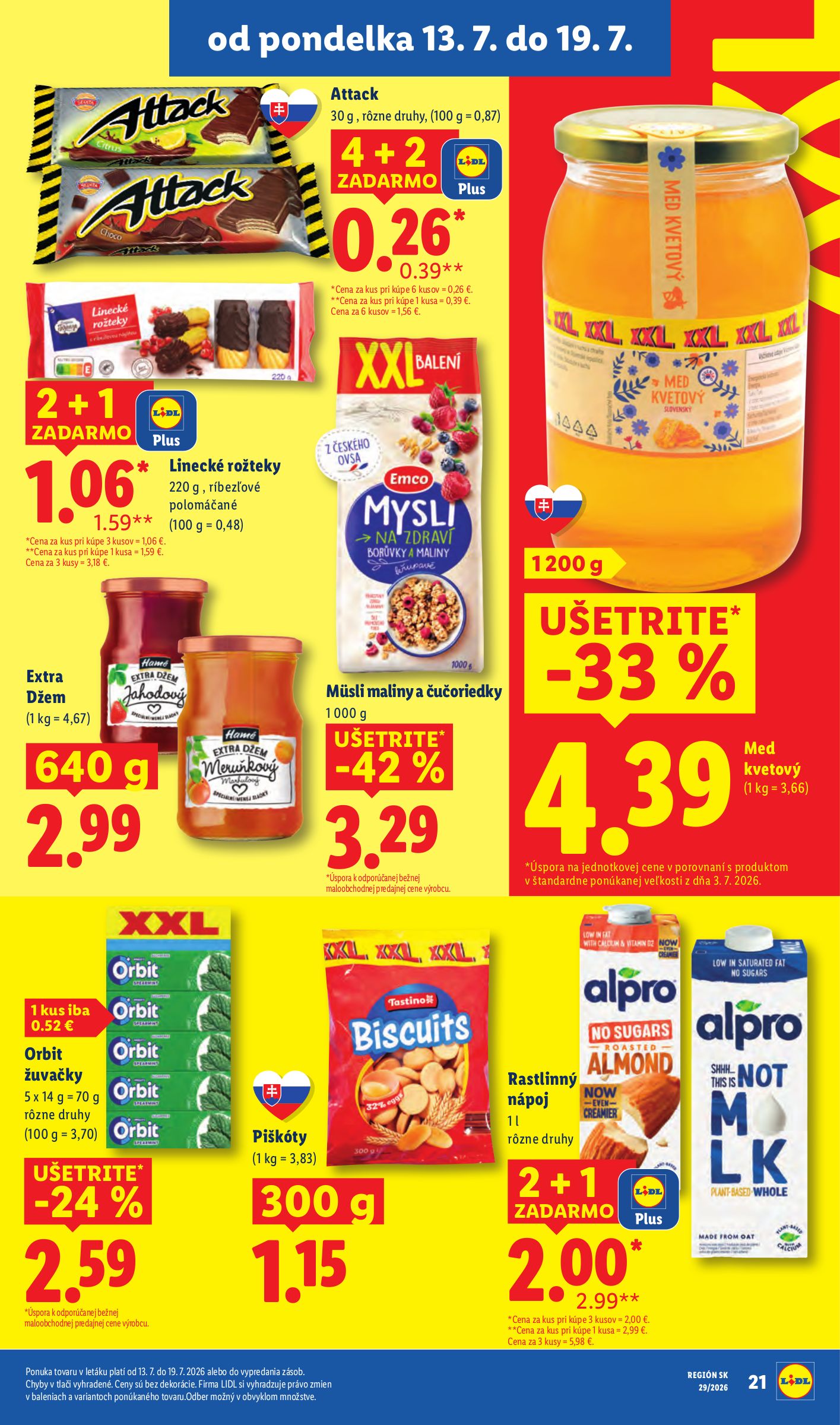 lidl - Nový Lidl leták od pondelka, 13.07.2026 do nedele, 19.07.2026 - page: 25