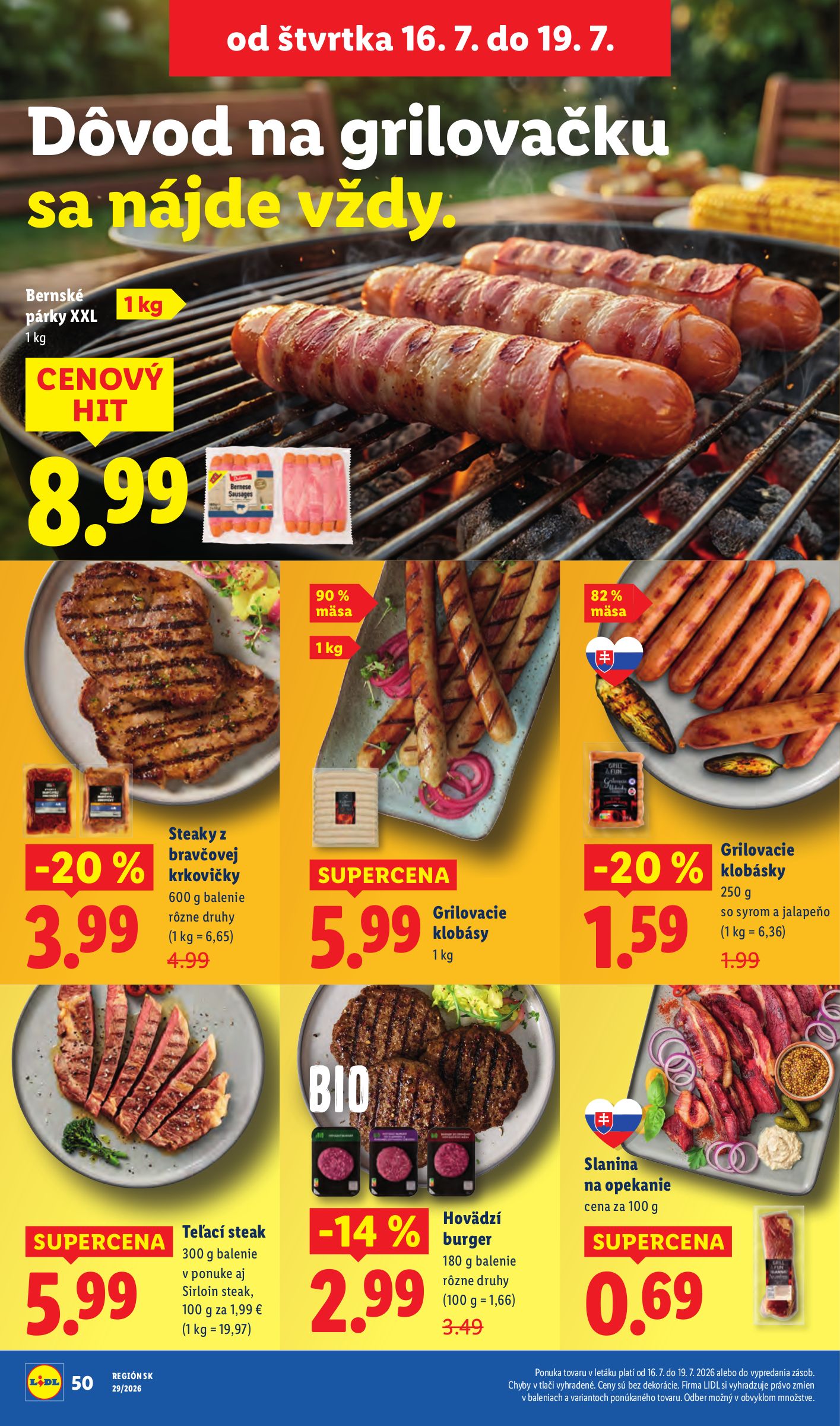 lidl - Nový Lidl leták od pondelka, 13.07.2026 do nedele, 19.07.2026 - page: 58