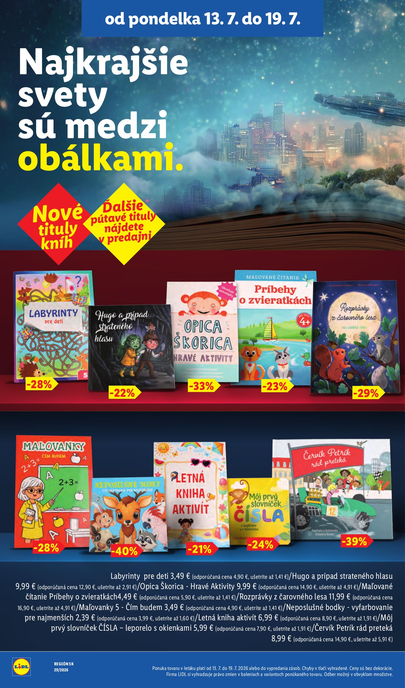 lidl - Nový Lidl leták od pondelka, 13.07.2026 do nedele, 19.07.2026 - page: 38