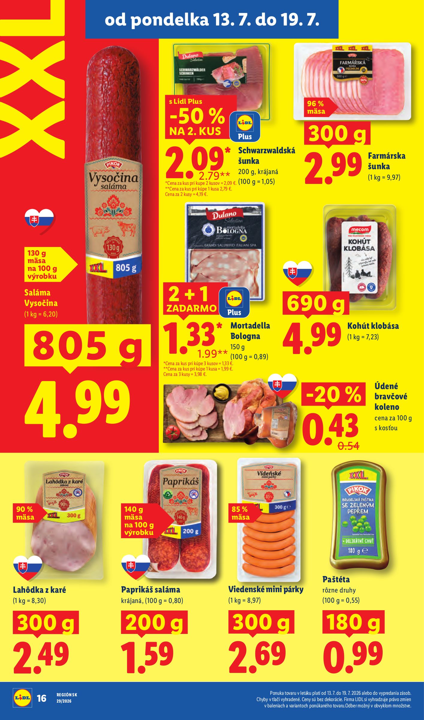 lidl - Nový Lidl leták od pondelka, 13.07.2026 do nedele, 19.07.2026 - page: 20