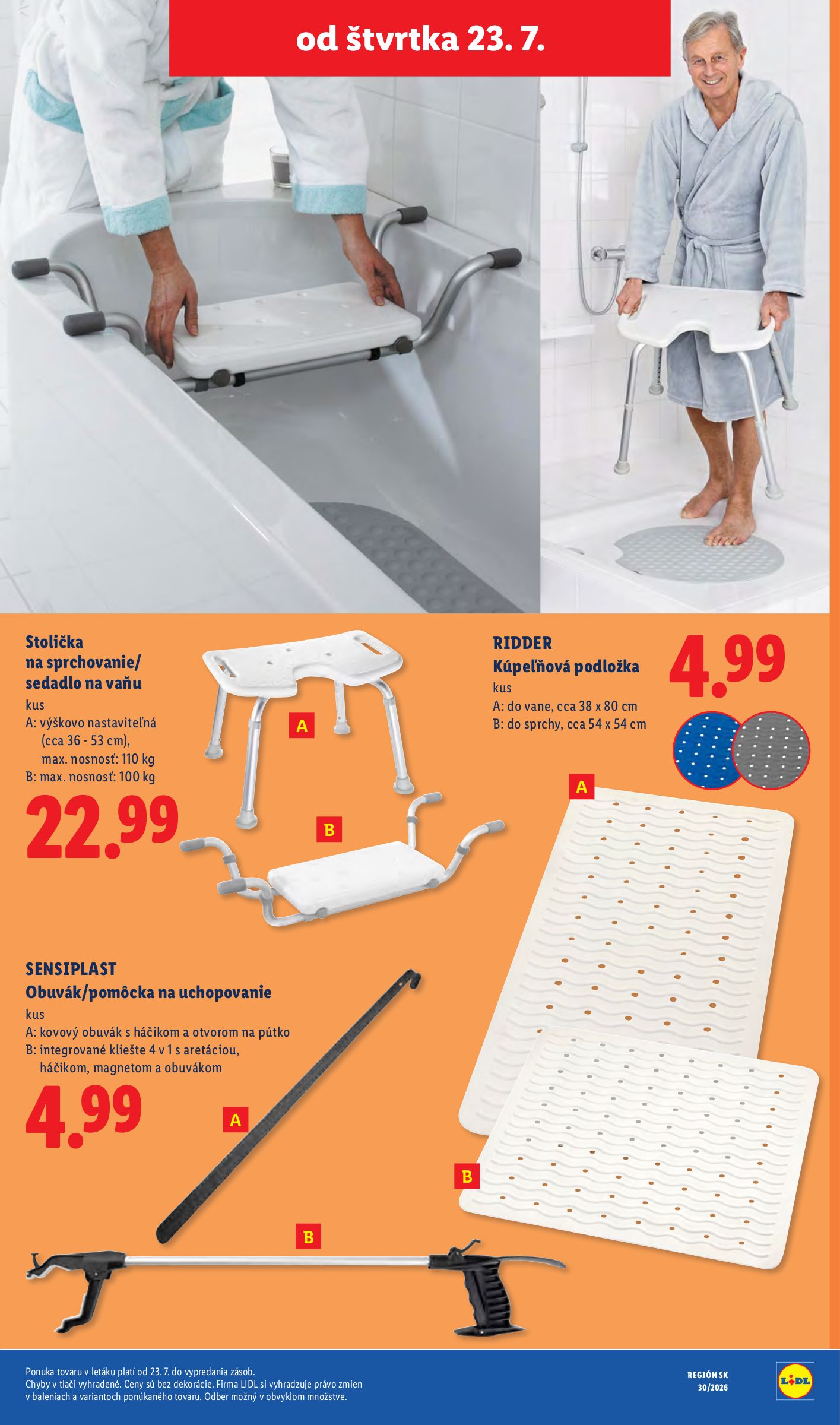 lidl - Nový Lidl leták od pondelka, 20.07.2026 do nedele, 26.07.2026 - page: 99