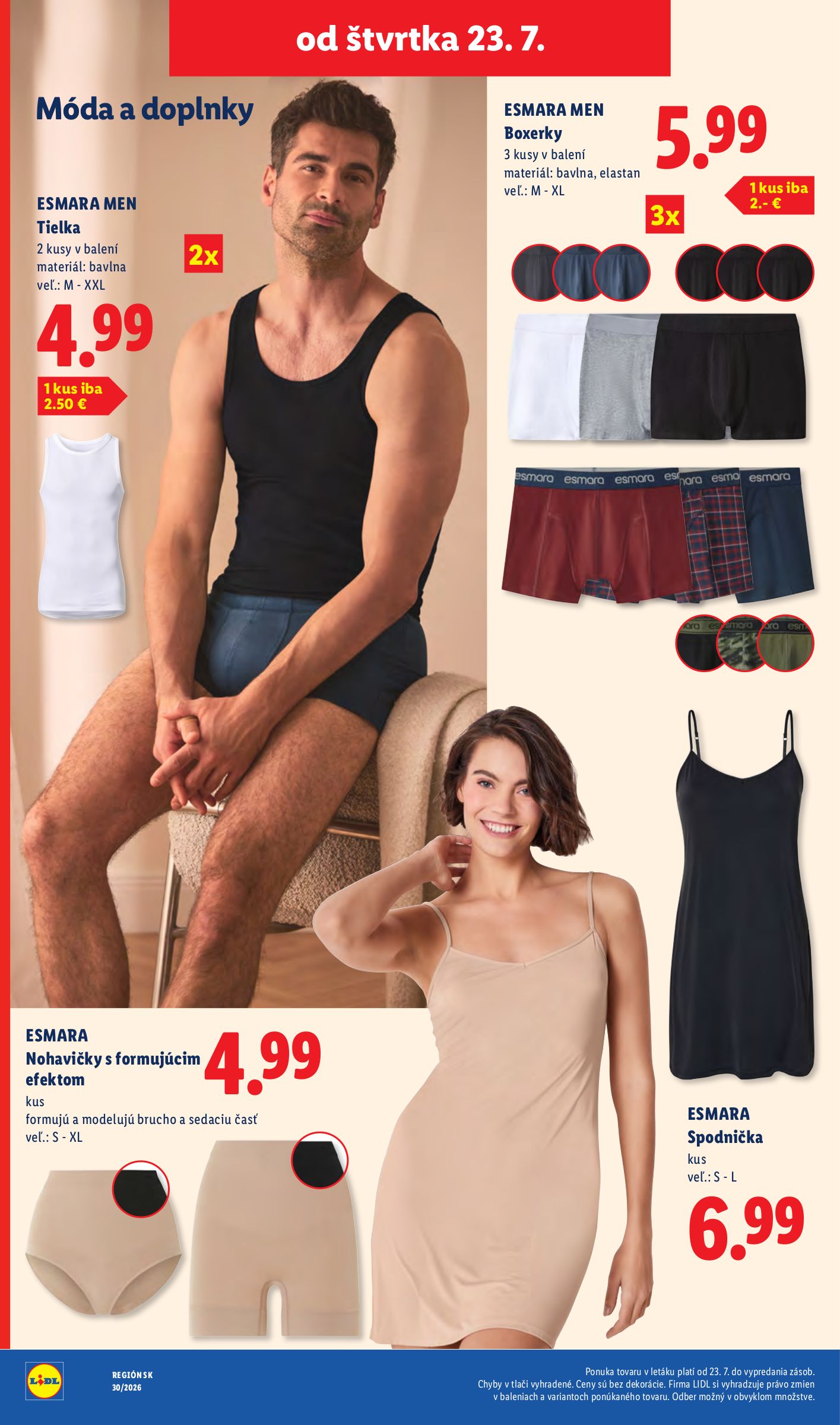 lidl - Nový Lidl leták od pondelka, 20.07.2026 do nedele, 26.07.2026 - page: 100