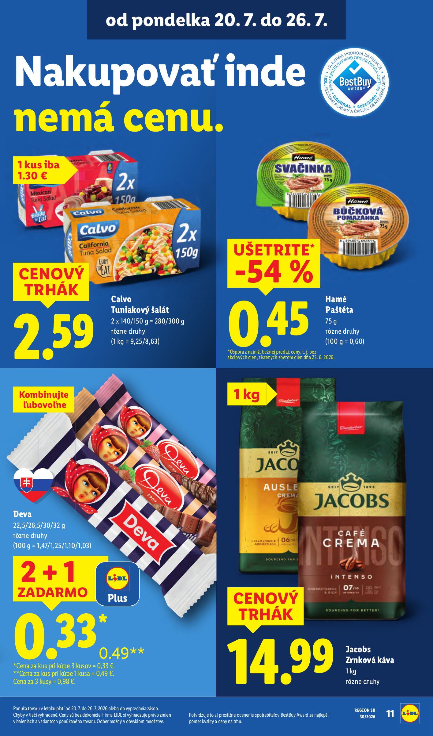 lidl - Nový Lidl leták od pondelka, 20.07.2026 do nedele, 26.07.2026 - page: 21