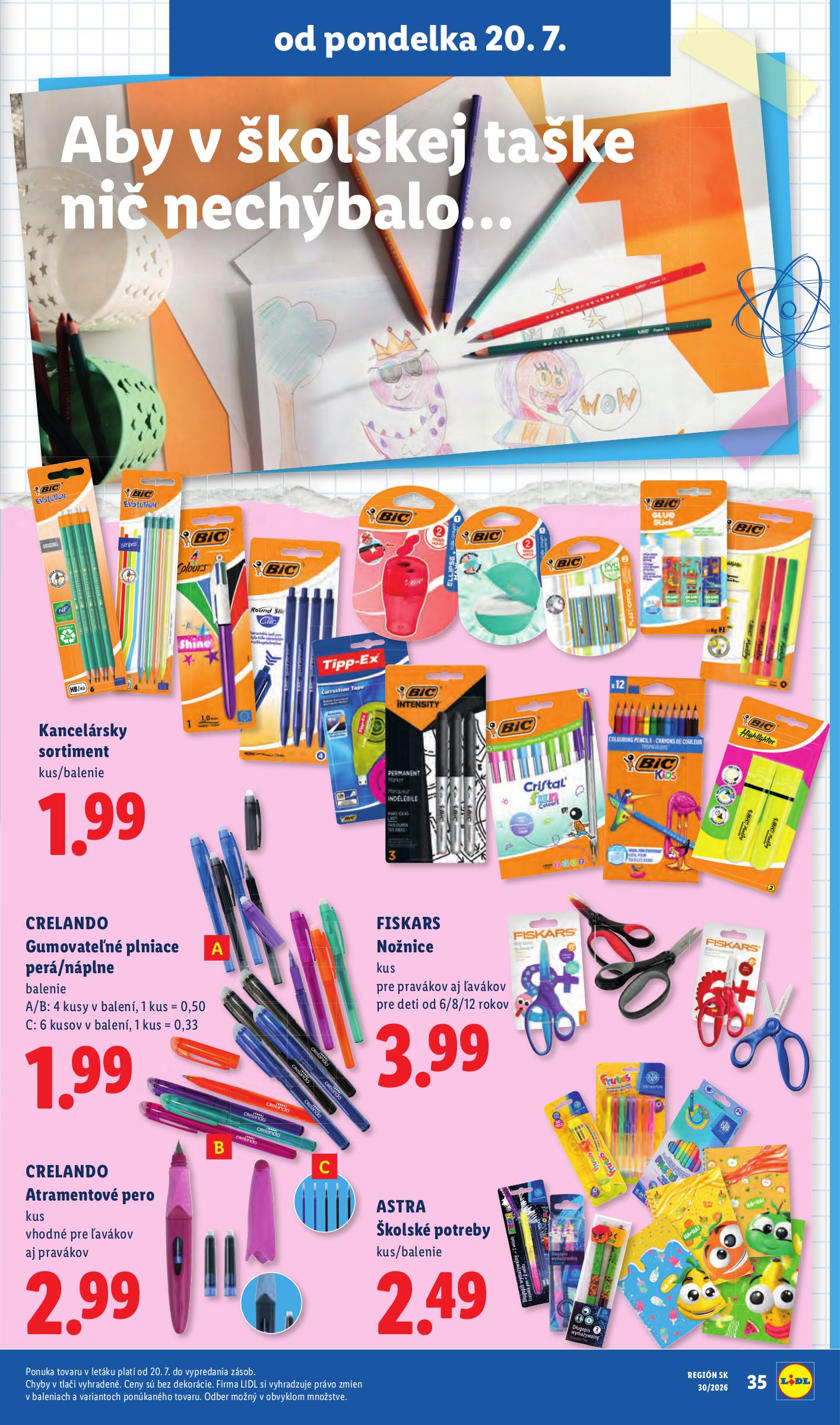 lidl - Nový Lidl leták od pondelka, 20.07.2026 do nedele, 26.07.2026 - page: 59