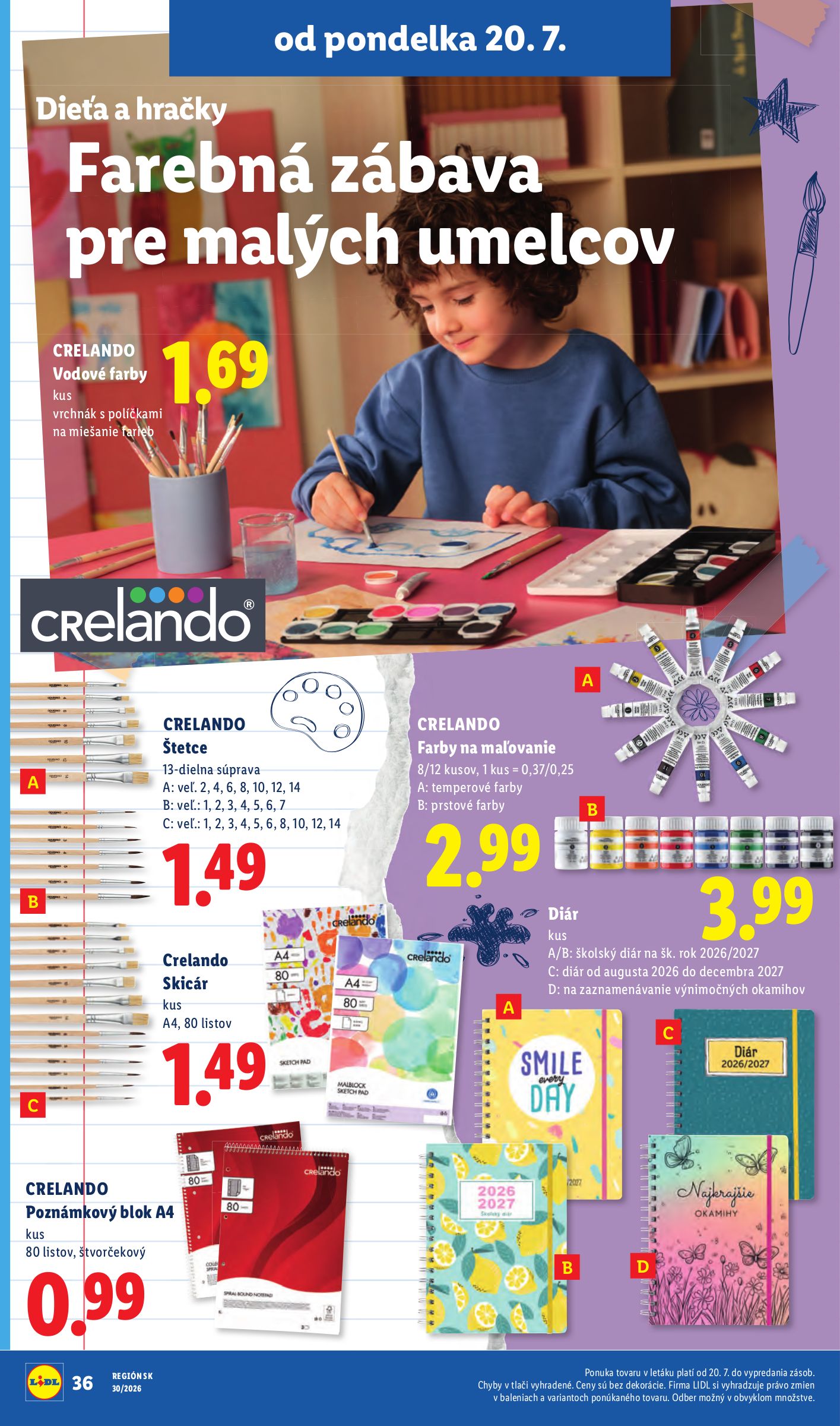 lidl - Nový Lidl leták od pondelka, 20.07.2026 do nedele, 26.07.2026 - page: 62