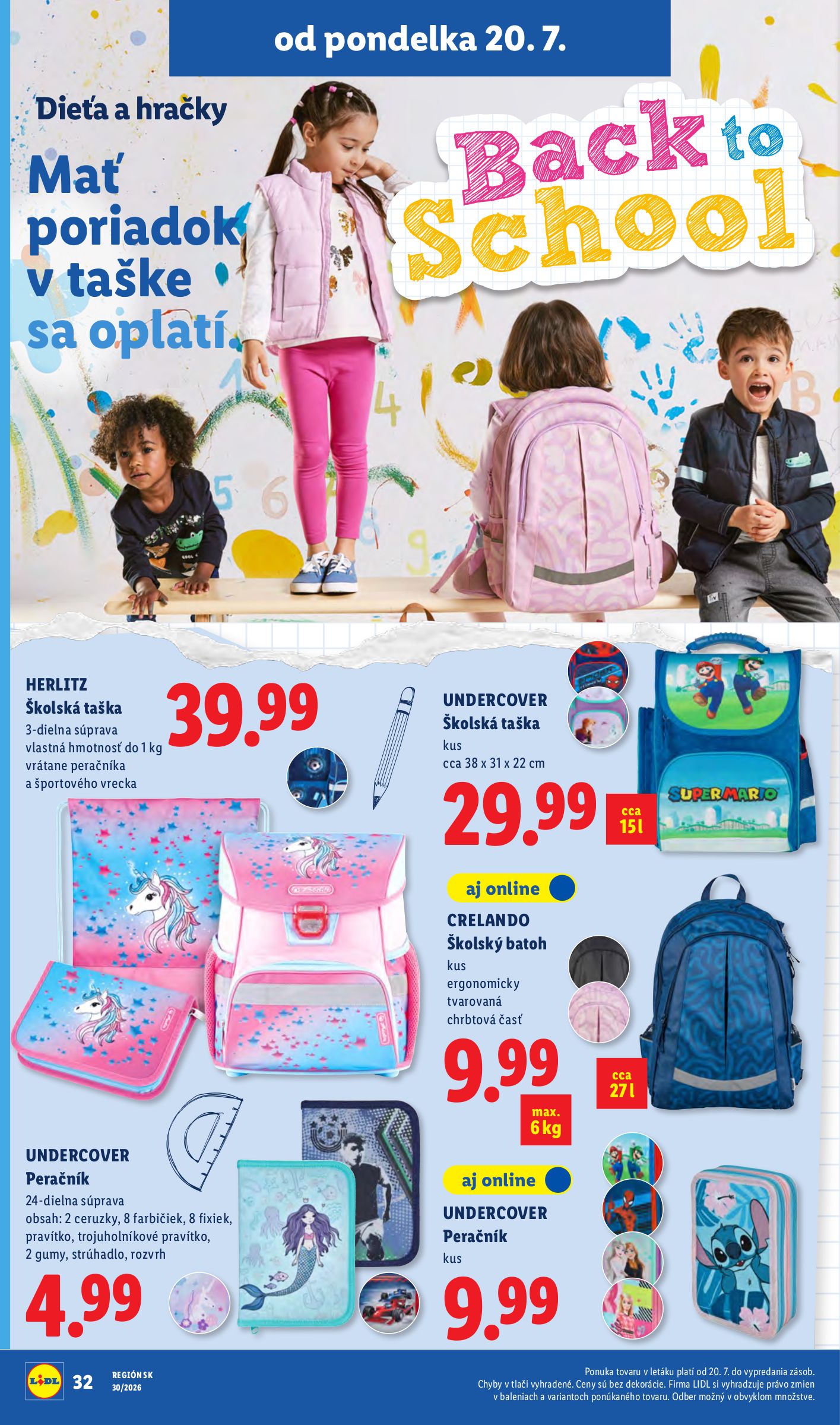 lidl - Nový Lidl leták od pondelka, 20.07.2026 do nedele, 26.07.2026 - page: 54