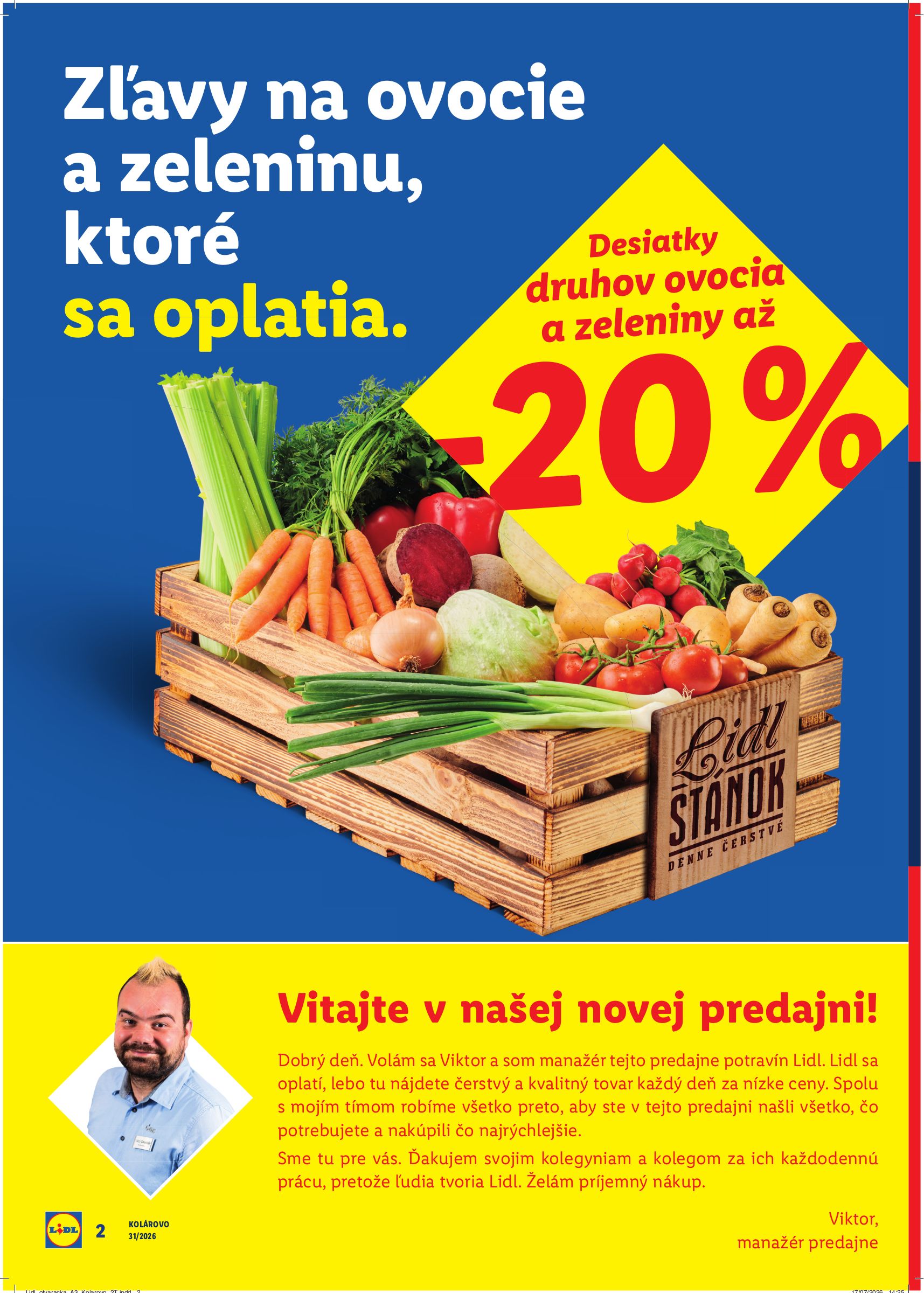 lidl - Nový Lidl - Nová predajňa Kolárovo leták od pondelka, 27.07.2026 do nedele, 02.08.2026 - page: 2