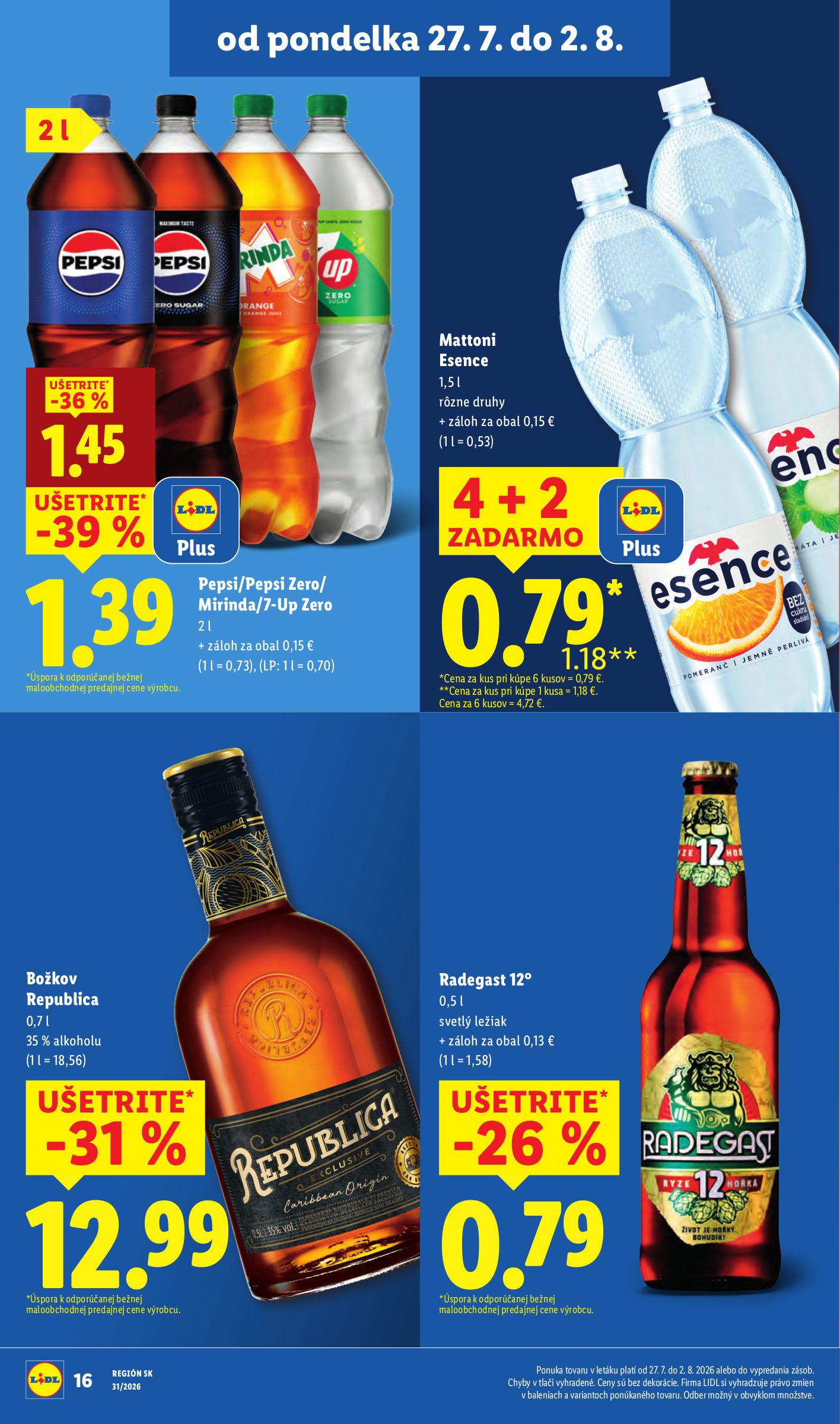 lidl - Nový Lidl leták od pondelka, 27.07.2026 do nedele, 02.08.2026 - page: 21