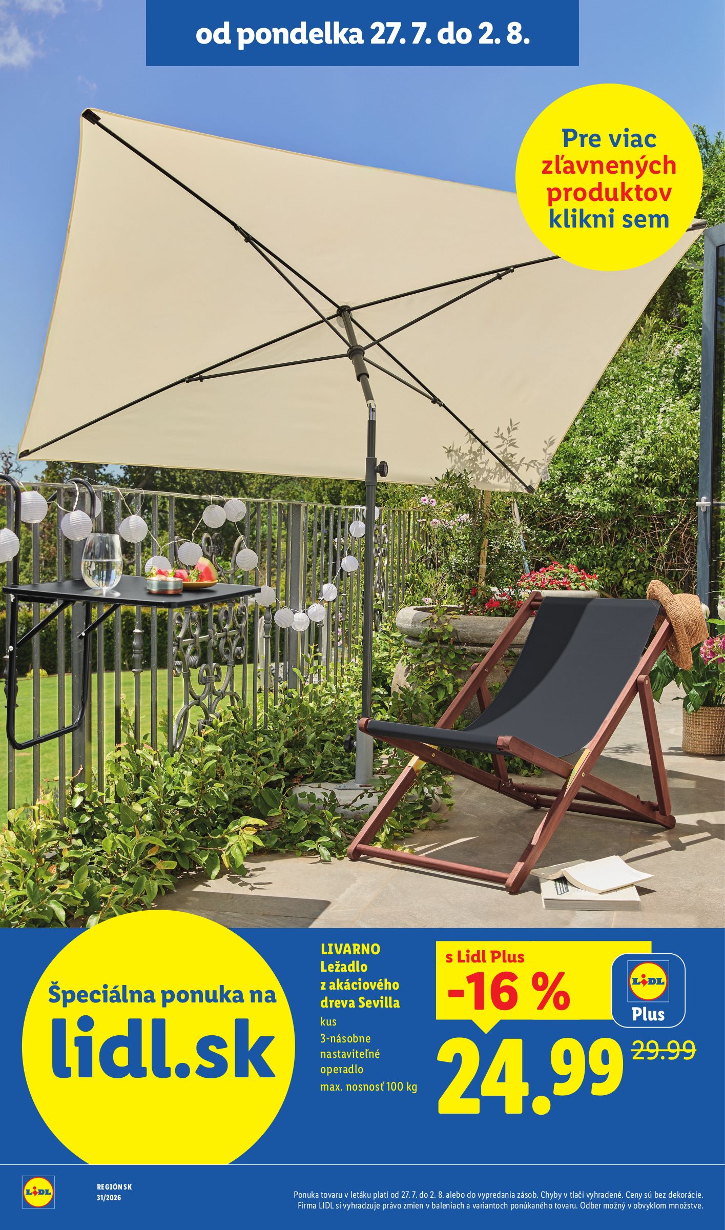 lidl - Nový Lidl leták od pondelka, 27.07.2026 do nedele, 02.08.2026 - page: 8