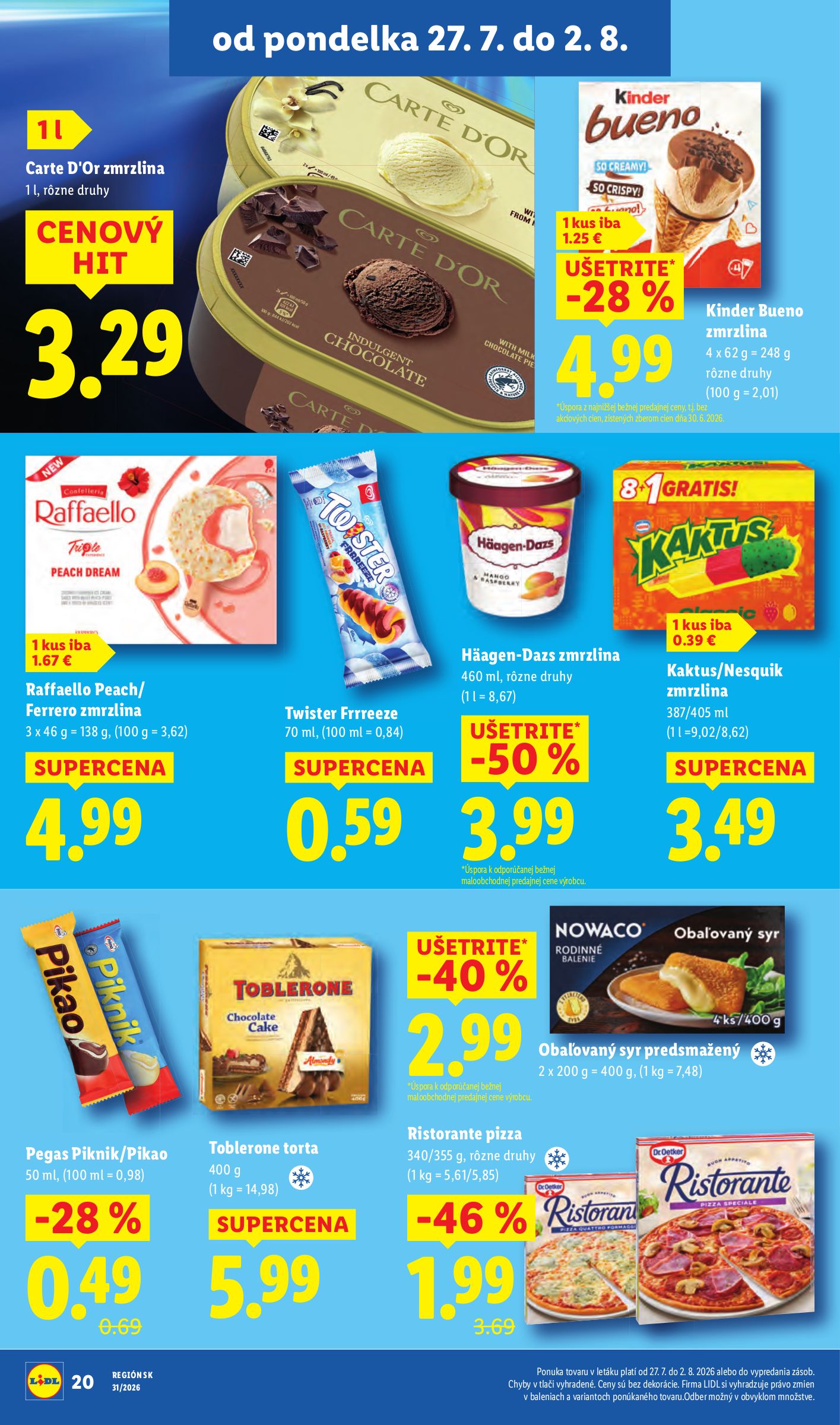 lidl - Nový Lidl leták od pondelka, 27.07.2026 do nedele, 02.08.2026 - page: 28