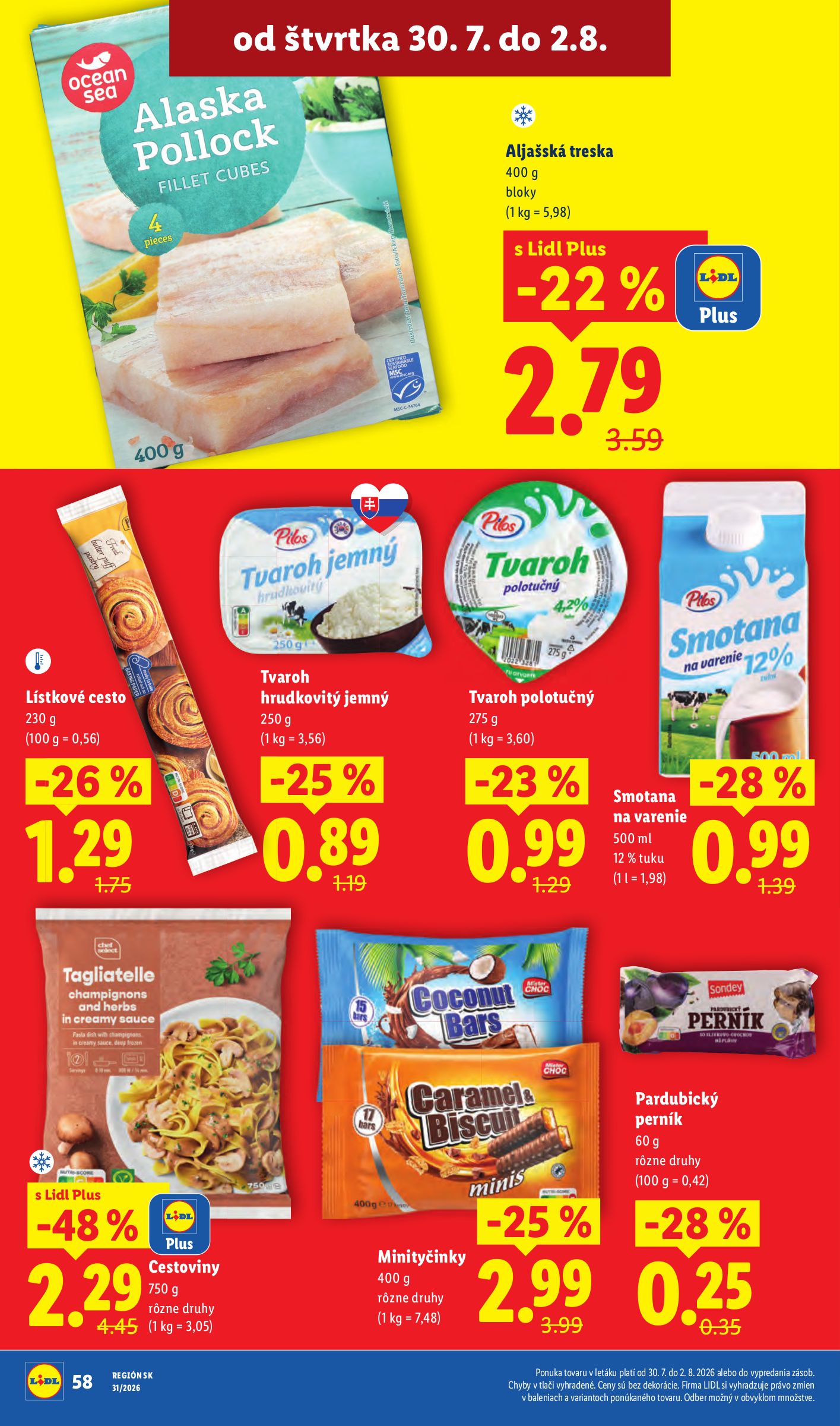 lidl - Nový Lidl leták od pondelka, 27.07.2026 do nedele, 02.08.2026 - page: 82