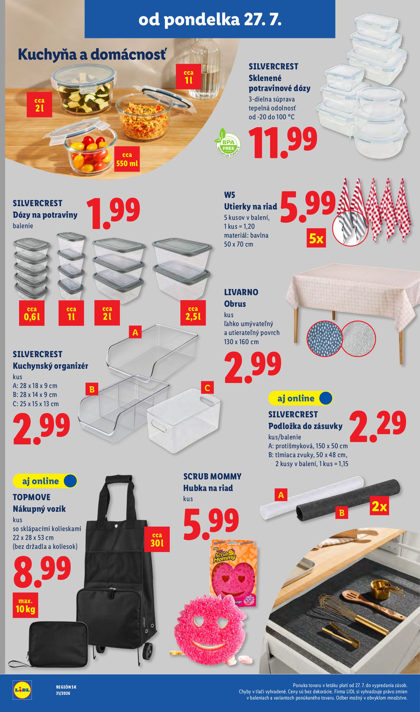 lidl - Nový Lidl leták od pondelka, 27.07.2026 do nedele, 02.08.2026 - page: 58