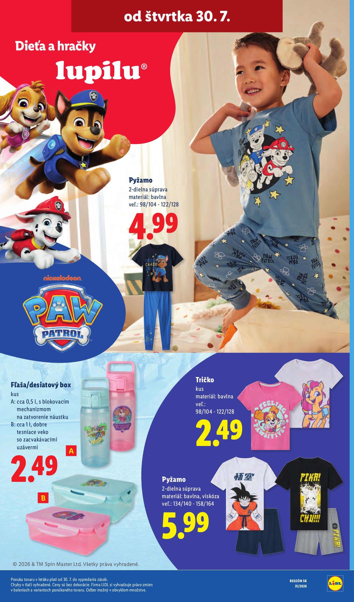 lidl - Nový Lidl leták od pondelka, 27.07.2026 do nedele, 02.08.2026 - page: 99