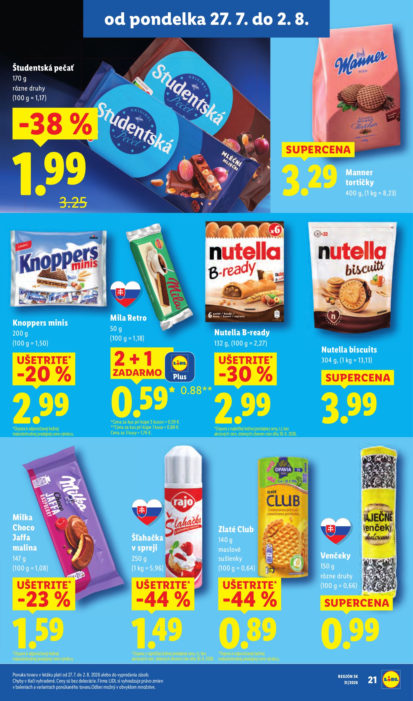 lidl - Nový Lidl leták od pondelka, 27.07.2026 do nedele, 02.08.2026 - page: 29