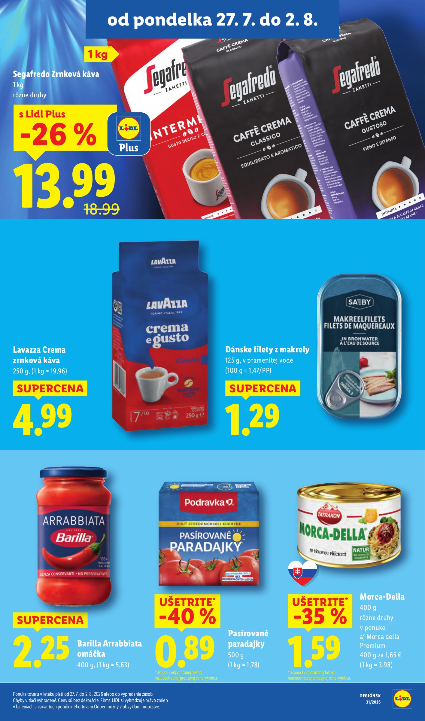 lidl - Nový Lidl leták od pondelka, 27.07.2026 do nedele, 02.08.2026 - page: 33