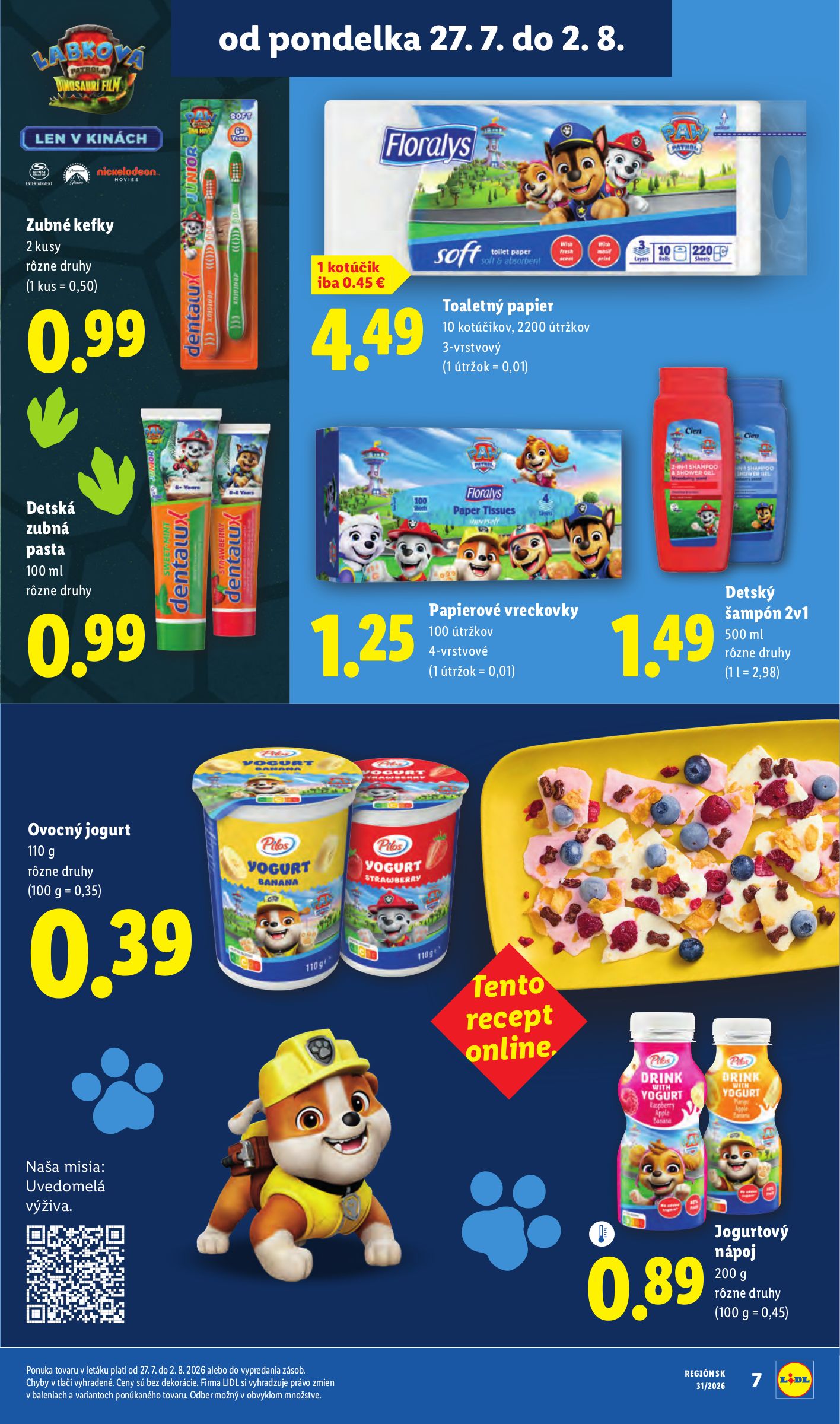 lidl - Nový Lidl leták od pondelka, 27.07.2026 do nedele, 02.08.2026 - page: 39
