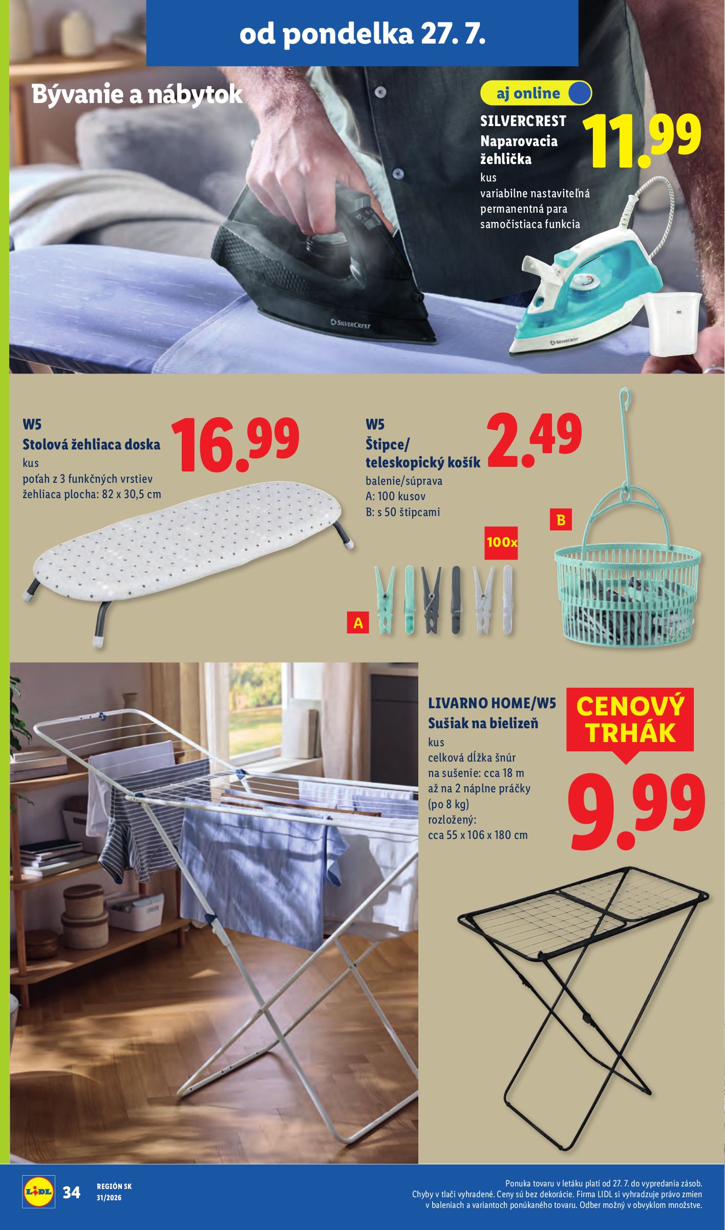 lidl - Nový Lidl leták od pondelka, 27.07.2026 do nedele, 02.08.2026 - page: 52
