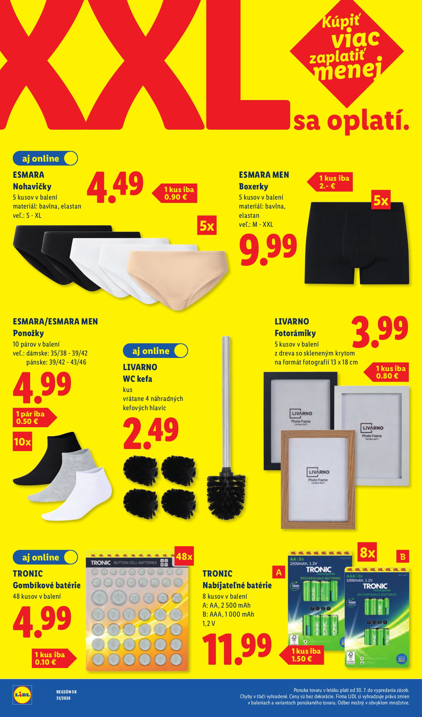 lidl - Nový Lidl leták od pondelka, 27.07.2026 do nedele, 02.08.2026 - page: 94
