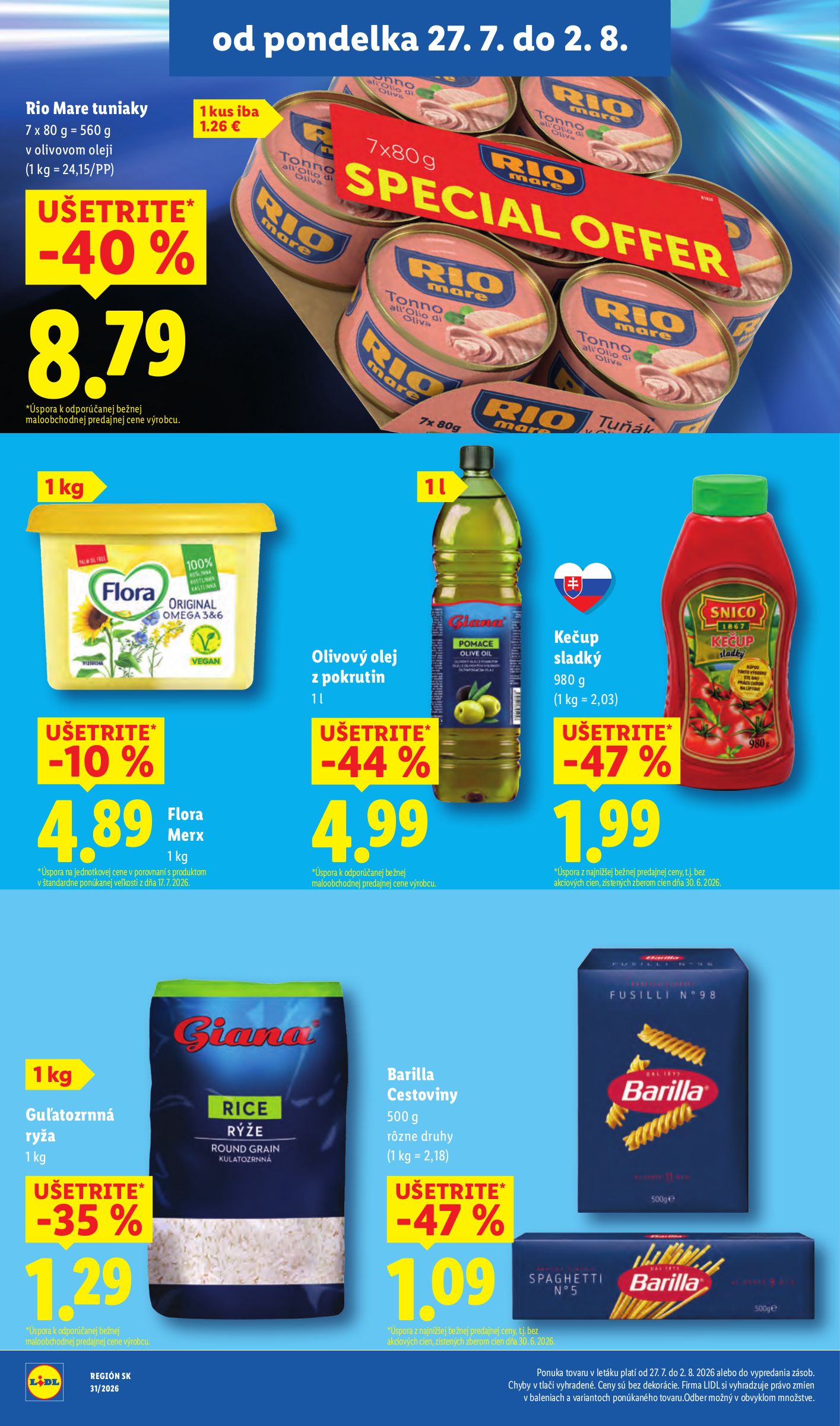 lidl - Nový Lidl leták od pondelka, 27.07.2026 do nedele, 02.08.2026 - page: 32