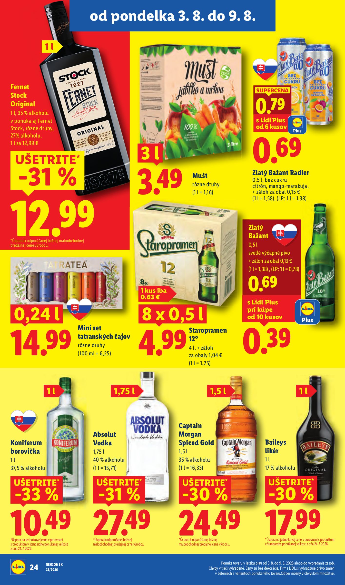 lidl - Nový Lidl leták od pondelka, 03.08.2026 do nedele, 09.08.2026 - page: 33