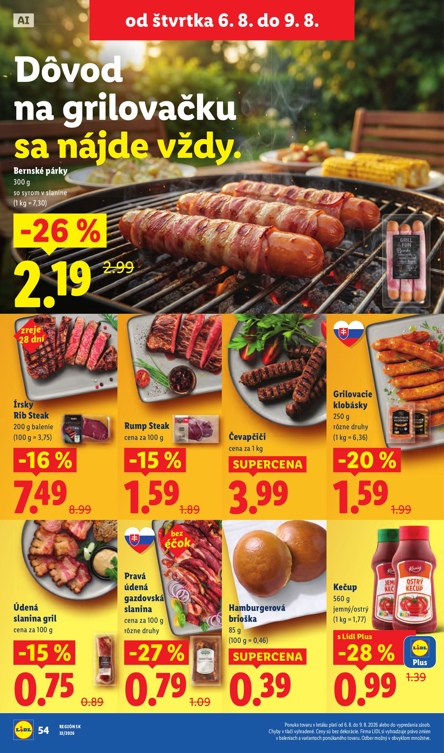 lidl - Nový Lidl leták od pondelka, 03.08.2026 do nedele, 09.08.2026 - page: 70