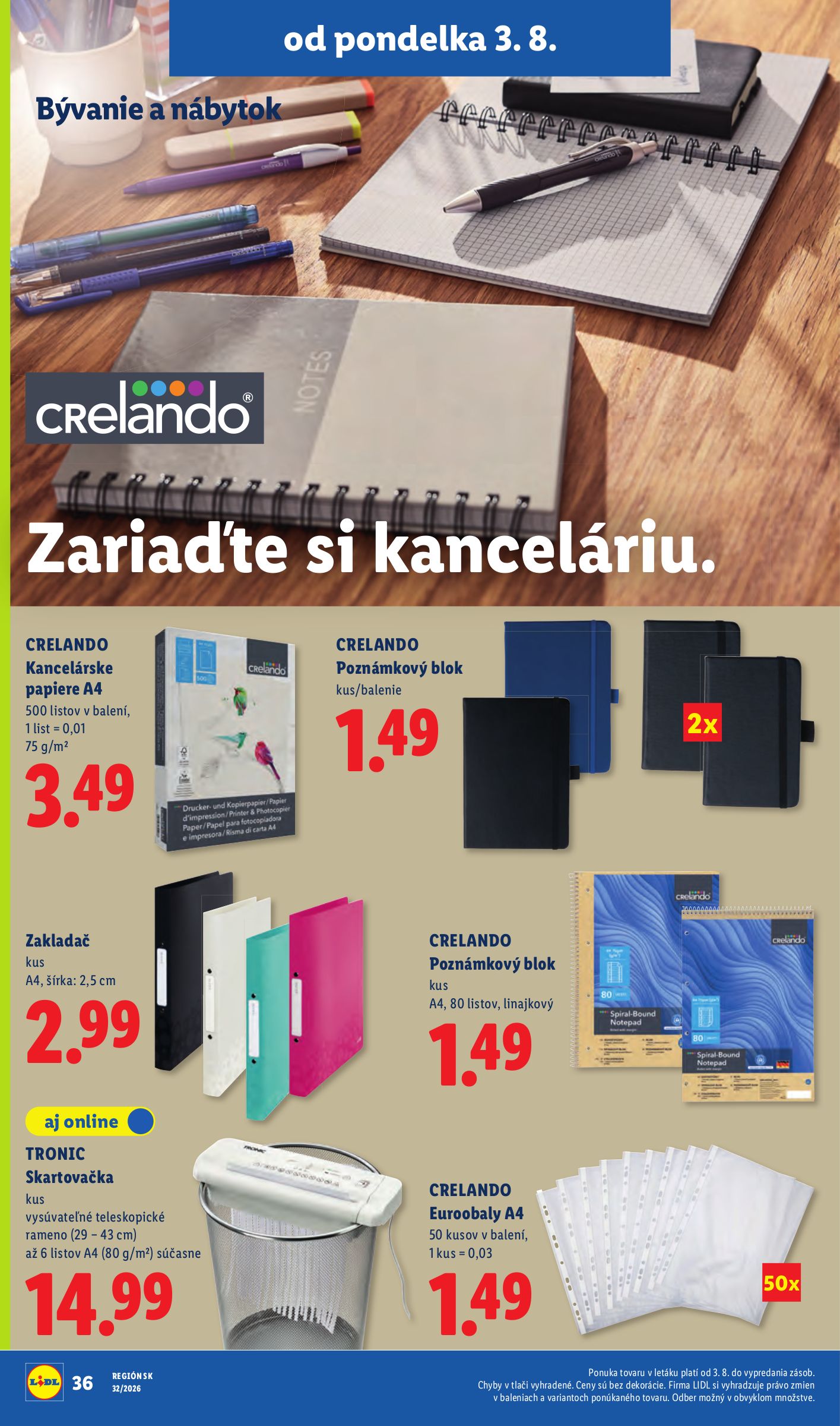 lidl - Nový Lidl leták od pondelka, 03.08.2026 do nedele, 09.08.2026 - page: 54