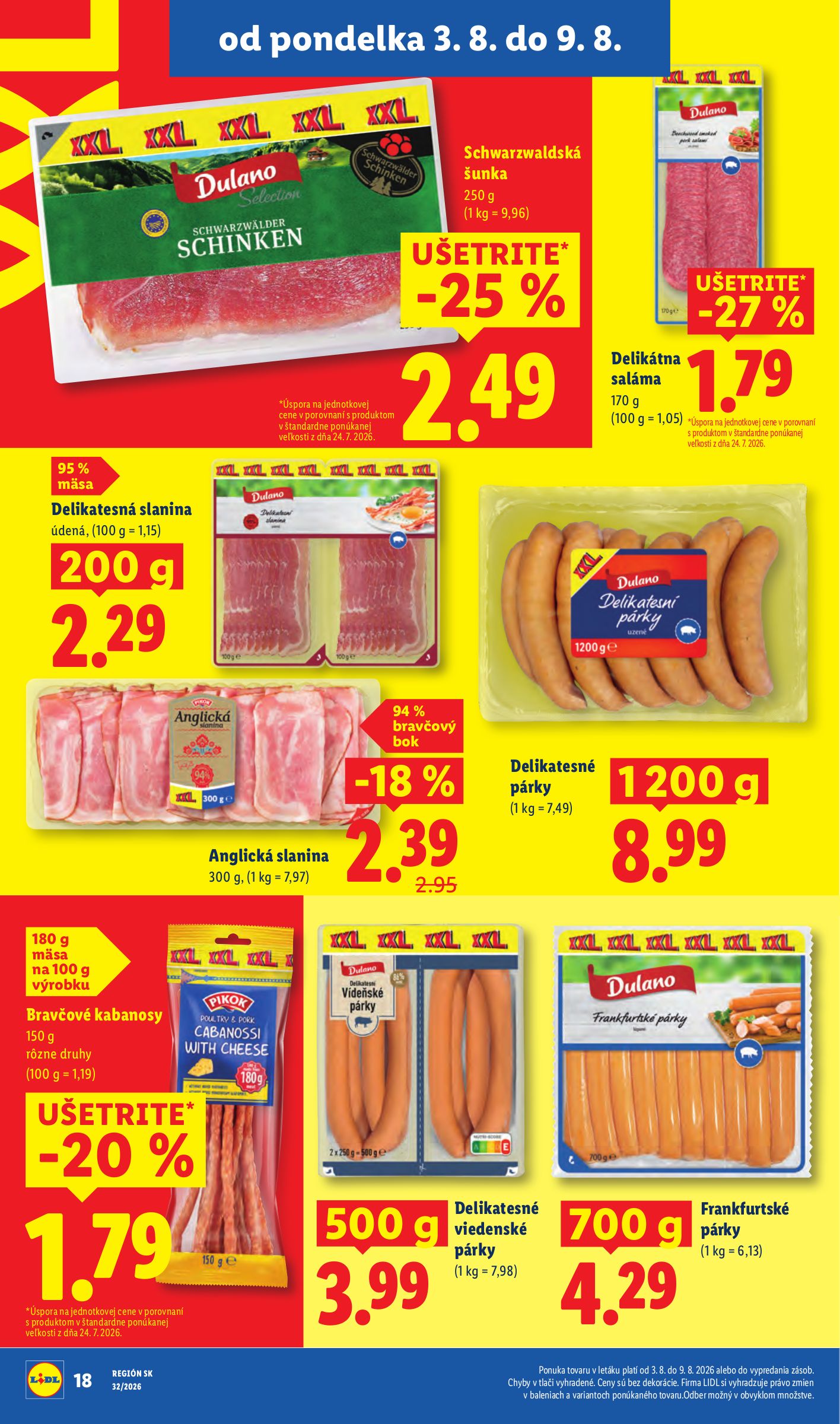 lidl - Nový Lidl leták od pondelka, 03.08.2026 do nedele, 09.08.2026 - page: 26
