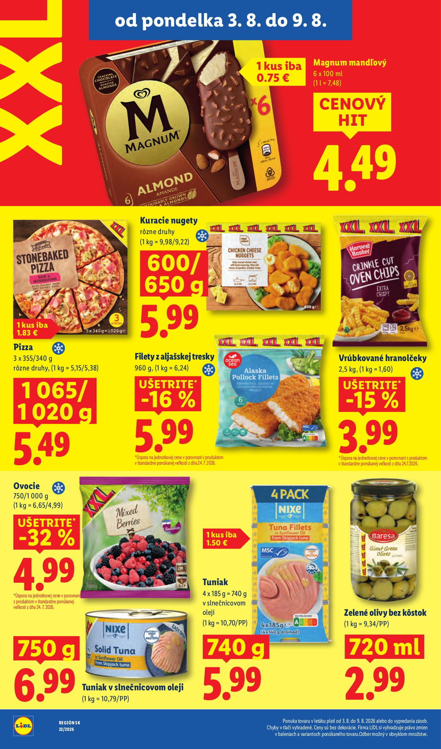 lidl - Nový Lidl leták od pondelka, 03.08.2026 do nedele, 09.08.2026 - page: 32
