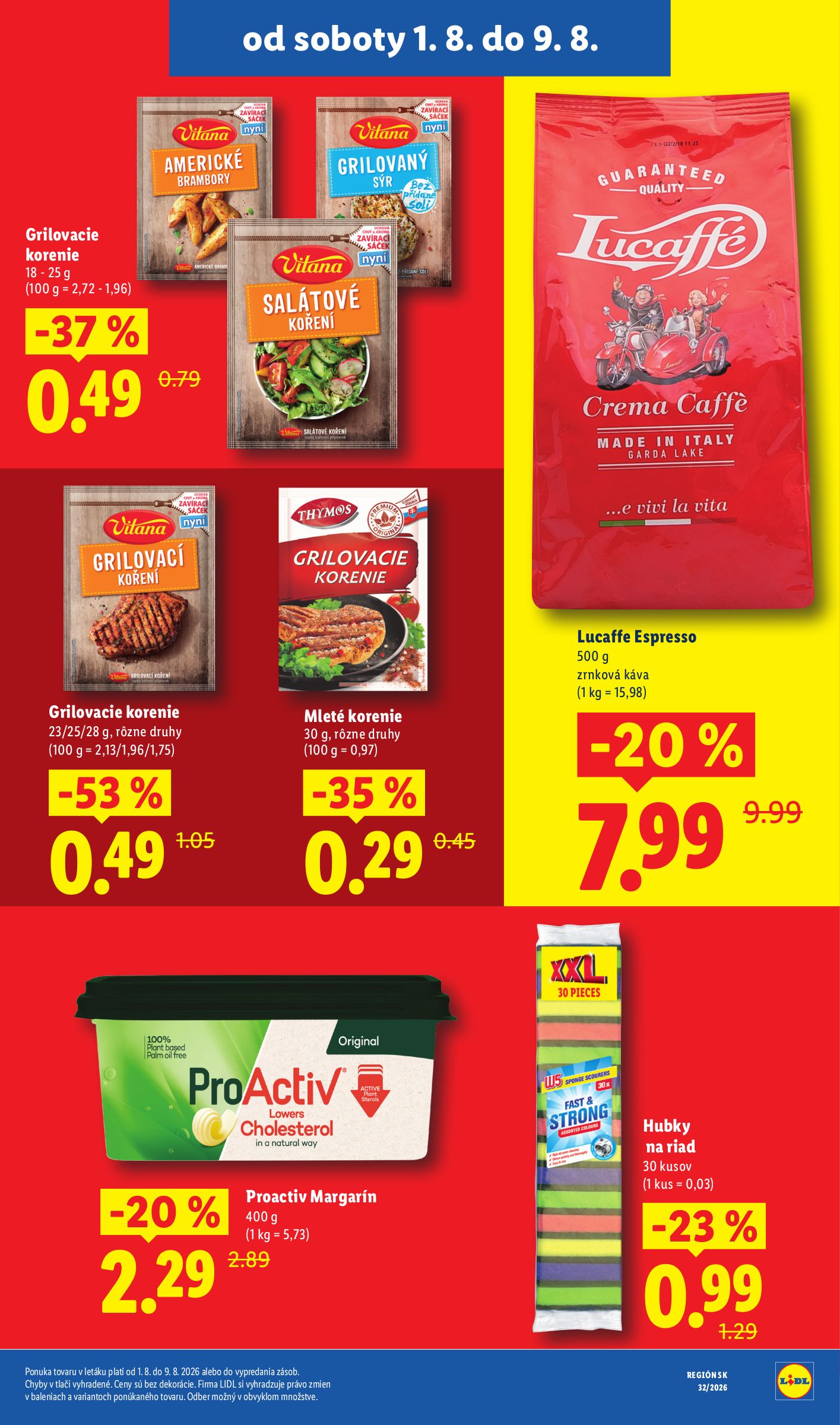 lidl - Nový Lidl leták od pondelka, 03.08.2026 do nedele, 09.08.2026 - page: 44