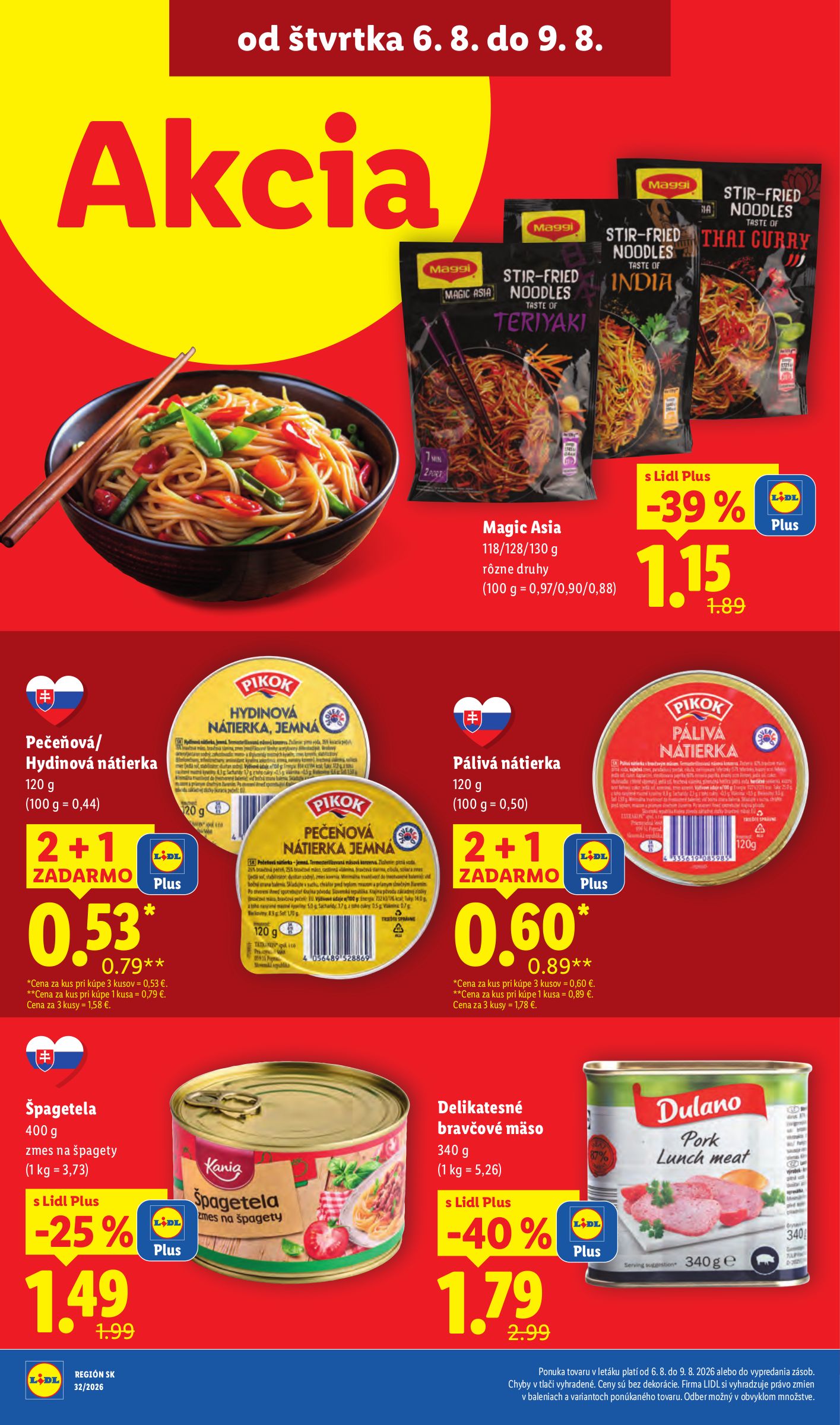lidl - Nový Lidl leták od pondelka, 03.08.2026 do nedele, 09.08.2026 - page: 80