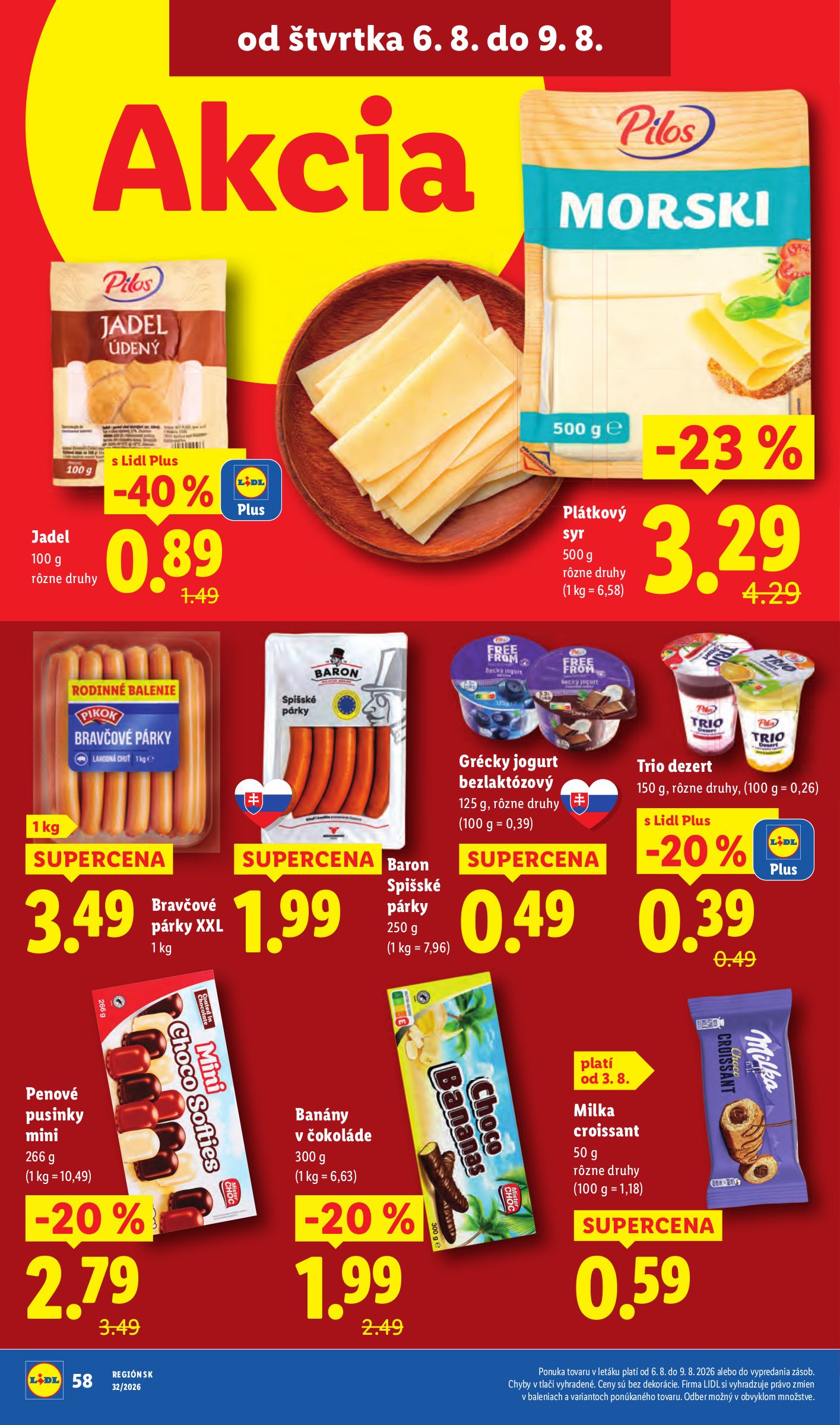 lidl - Nový Lidl leták od pondelka, 03.08.2026 do nedele, 09.08.2026 - page: 78