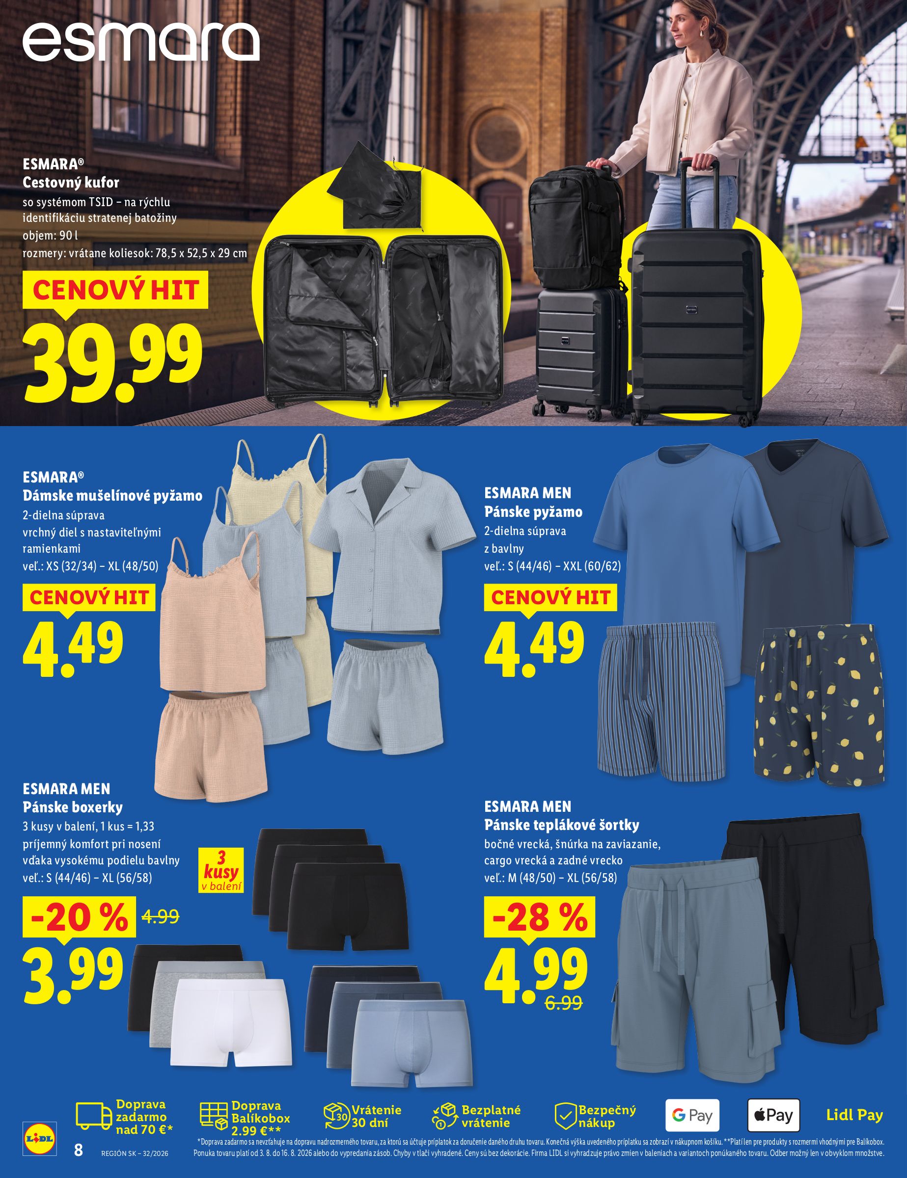 lidl - Aktuálny Lidl.sk leták od pondelka, 03.08.2026 do nedele, 16.08.2026 - page: 8