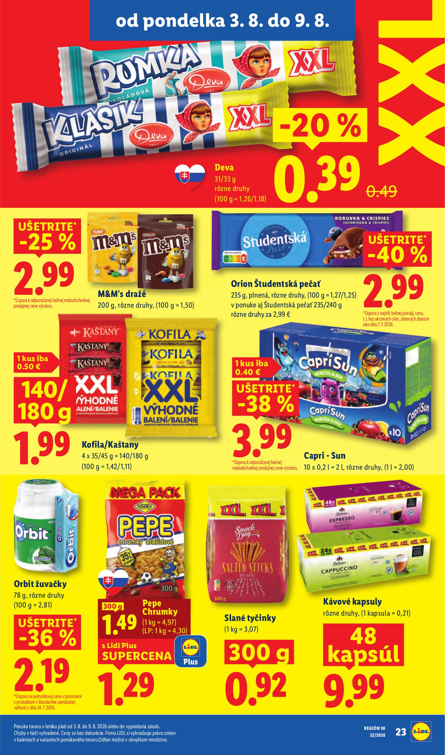 lidl - Aktuálny Lidl leták od pondelka, 03.08.2026 do nedele, 09.08.2026 - page: 33