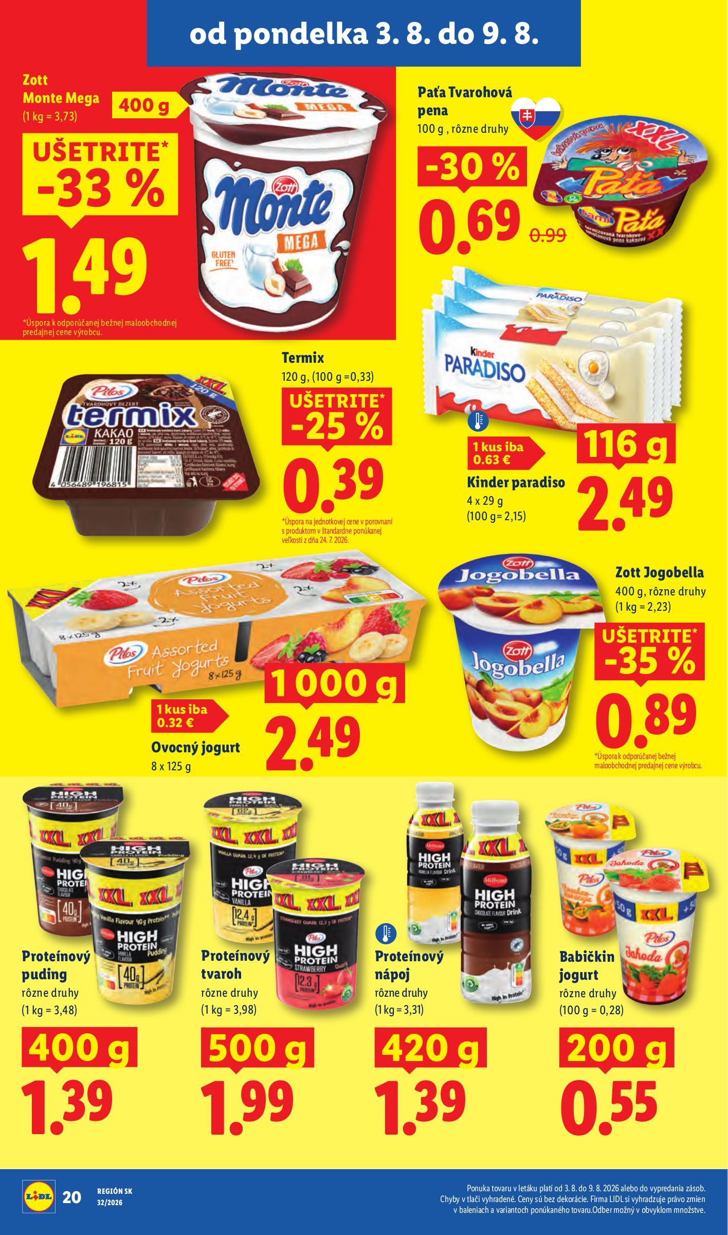 lidl - Aktuálny Lidl leták od pondelka, 03.08.2026 do nedele, 09.08.2026 - page: 30