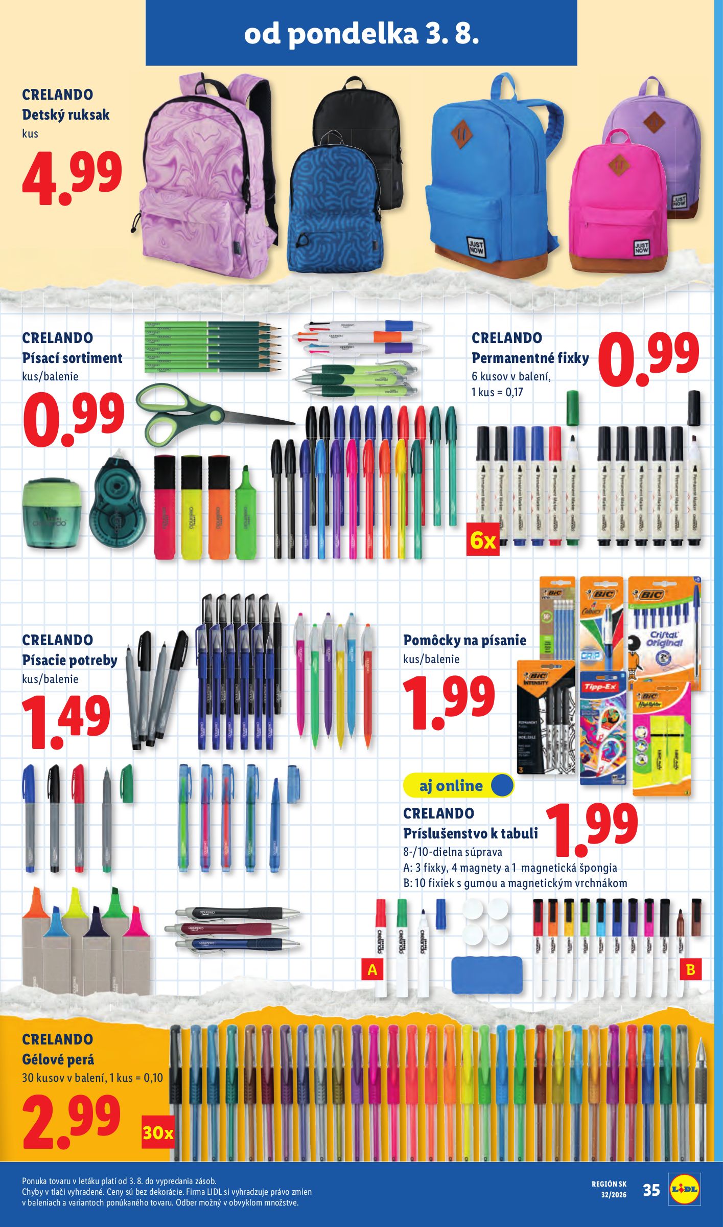 lidl - Aktuálny Lidl leták od pondelka, 03.08.2026 do nedele, 09.08.2026 - page: 55