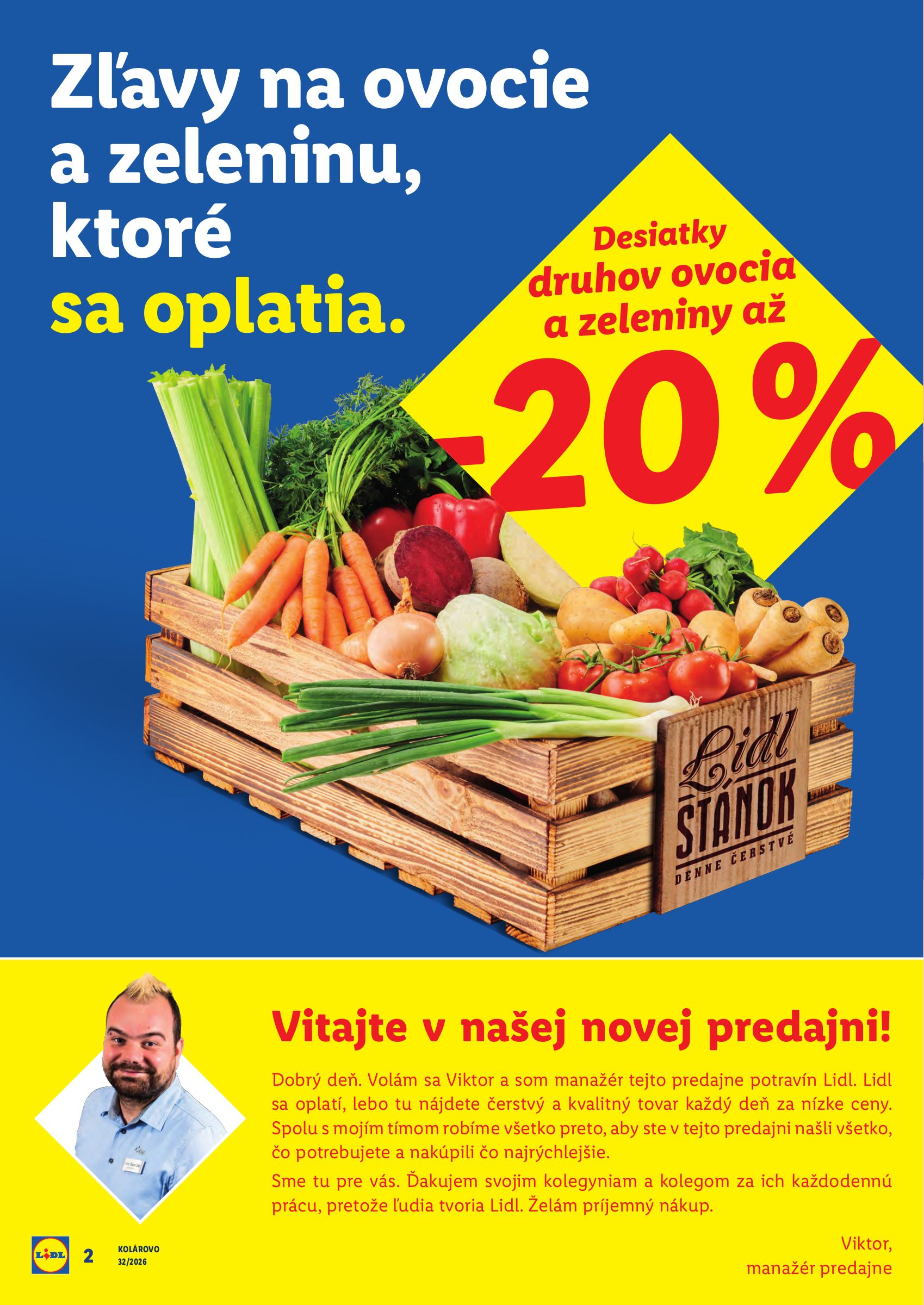 lidl - Aktuálny Lidl - Nová predajňa Kolárovo leták od pondelka, 03.08.2026 do nedele, 09.08.2026 - page: 2