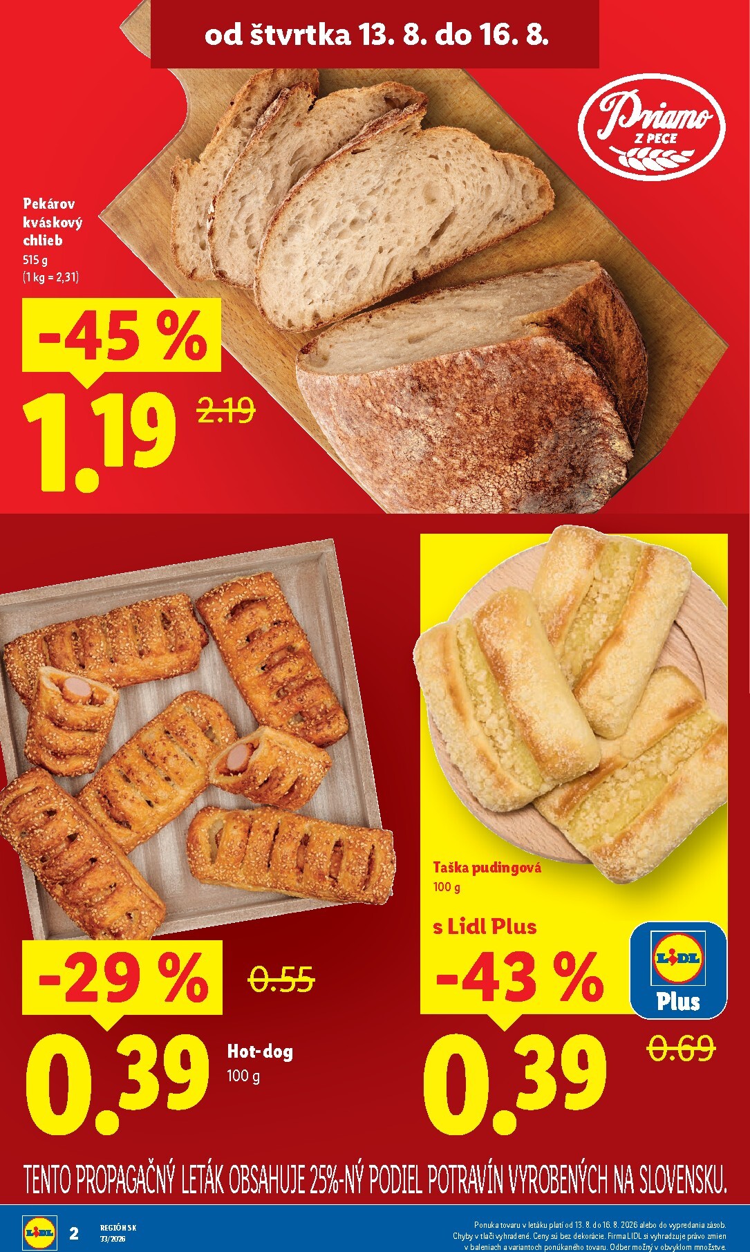 lidl - Nový Lidl - Ešte viac extra akcií leták od štvrtka, 13.08.2026 do nedele, 16.08.2026 - page: 2