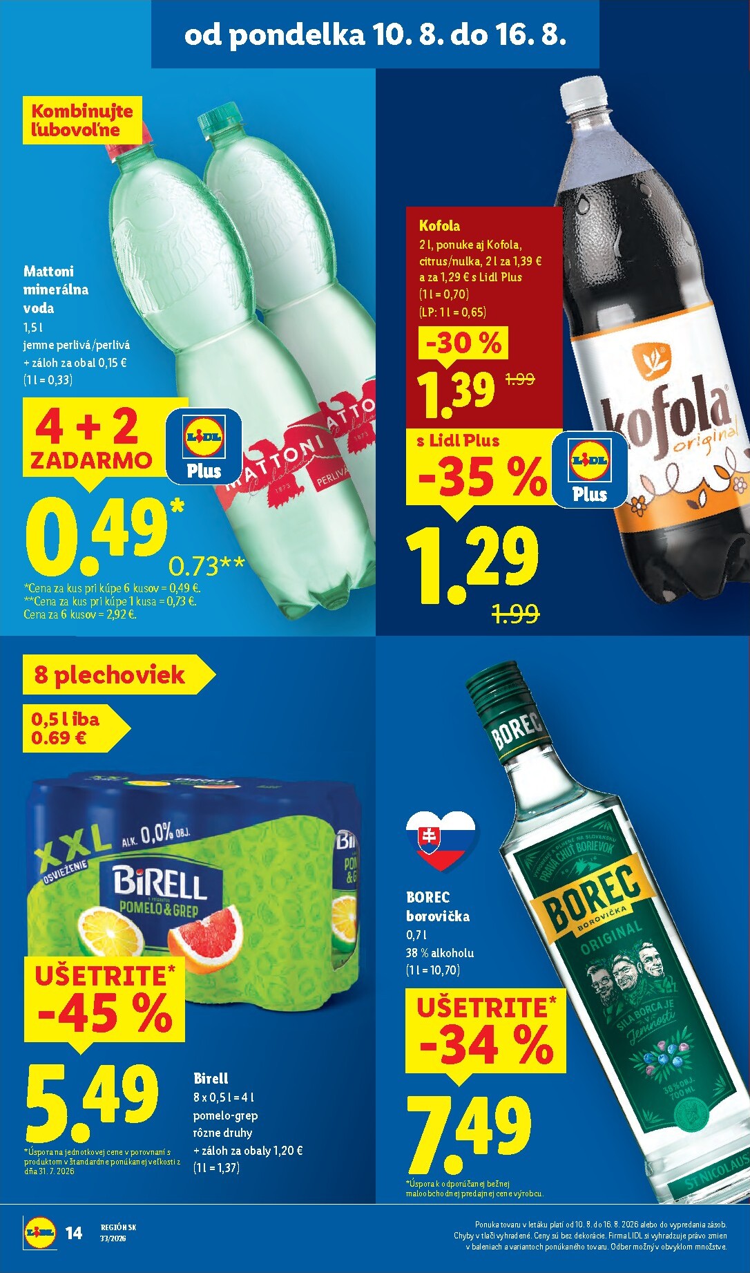 lidl - Nový Lidl leták od pondelka, 10.08.2026 do nedele, 16.08.2026 - page: 18