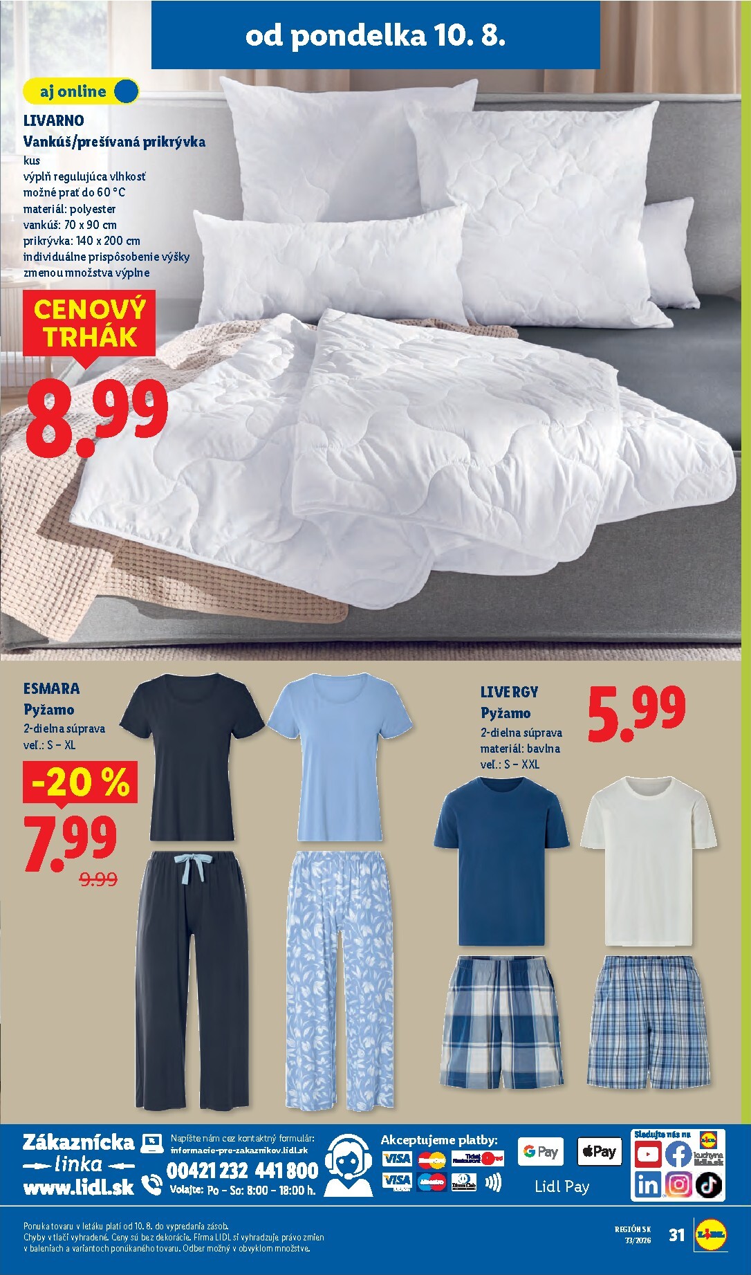lidl - Nový Lidl leták od pondelka, 10.08.2026 do nedele, 16.08.2026 - page: 43