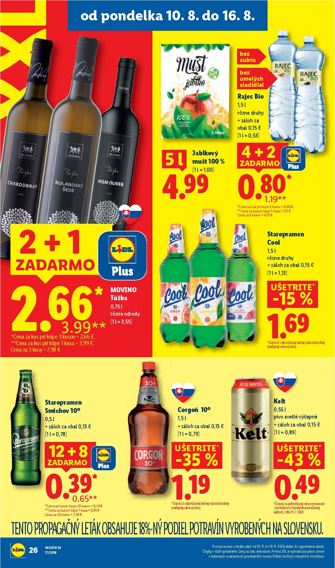 lidl - Nový Lidl leták od pondelka, 10.08.2026 do nedele, 16.08.2026 - page: 32