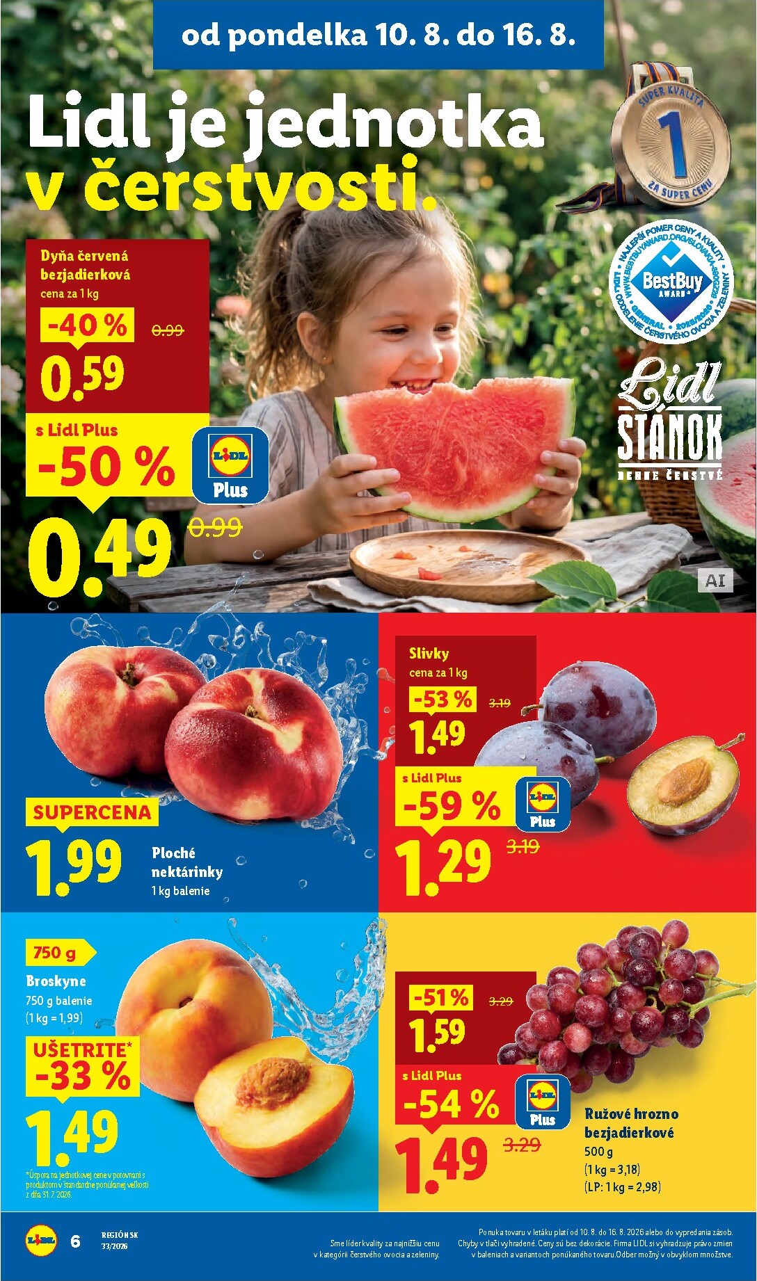 lidl - Nový Lidl leták od pondelka, 10.08.2026 do nedele, 16.08.2026 - page: 10