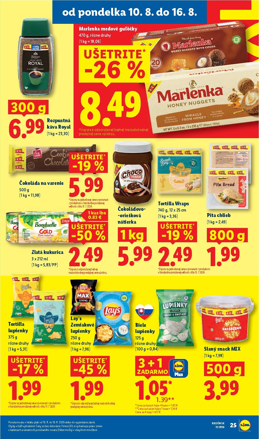 lidl - Nový Lidl leták od pondelka, 10.08.2026 do nedele, 16.08.2026 - page: 29