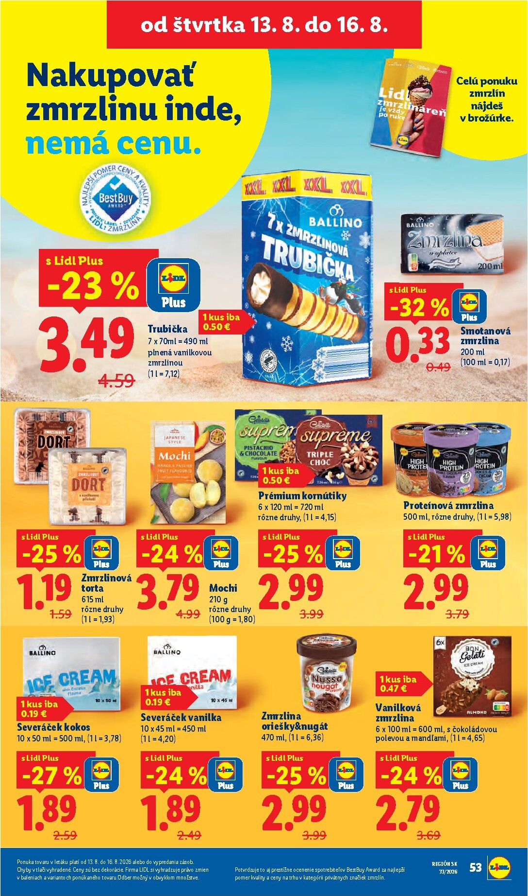 lidl - Nový Lidl leták od pondelka, 10.08.2026 do nedele, 16.08.2026 - page: 69